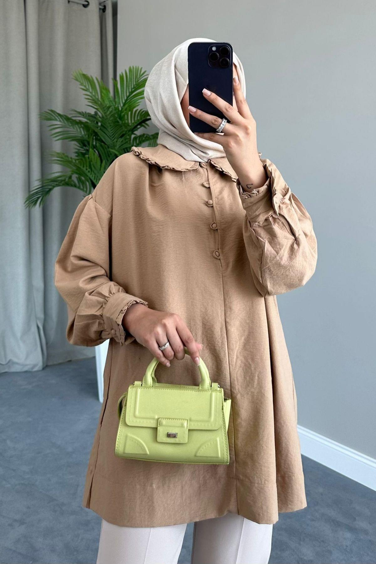 قميص بياقة بيبي جملي