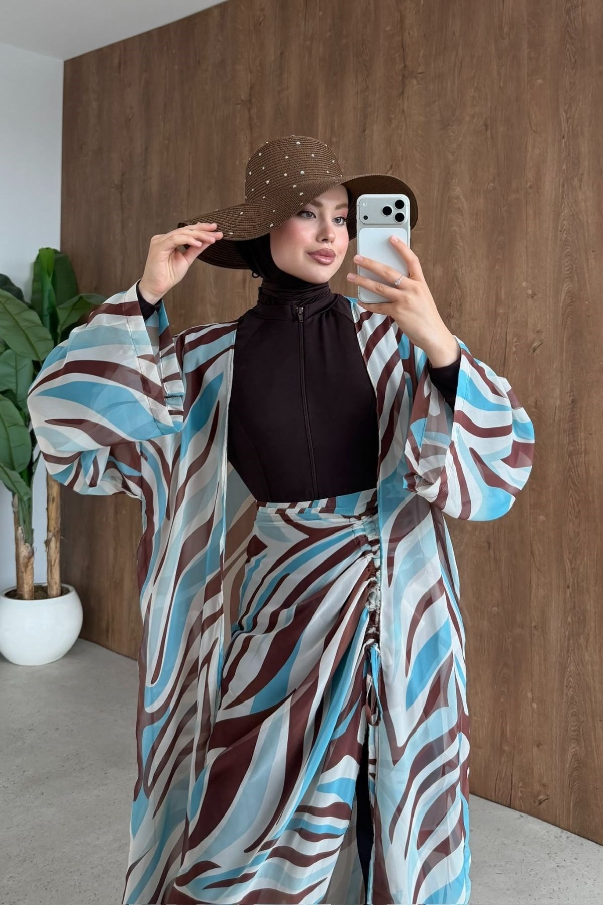Büzgülü Üçlü Mayo Turkuaz, Fiyatları Büzgülü Üçlü Mayo Turkuaz| Haza Moda