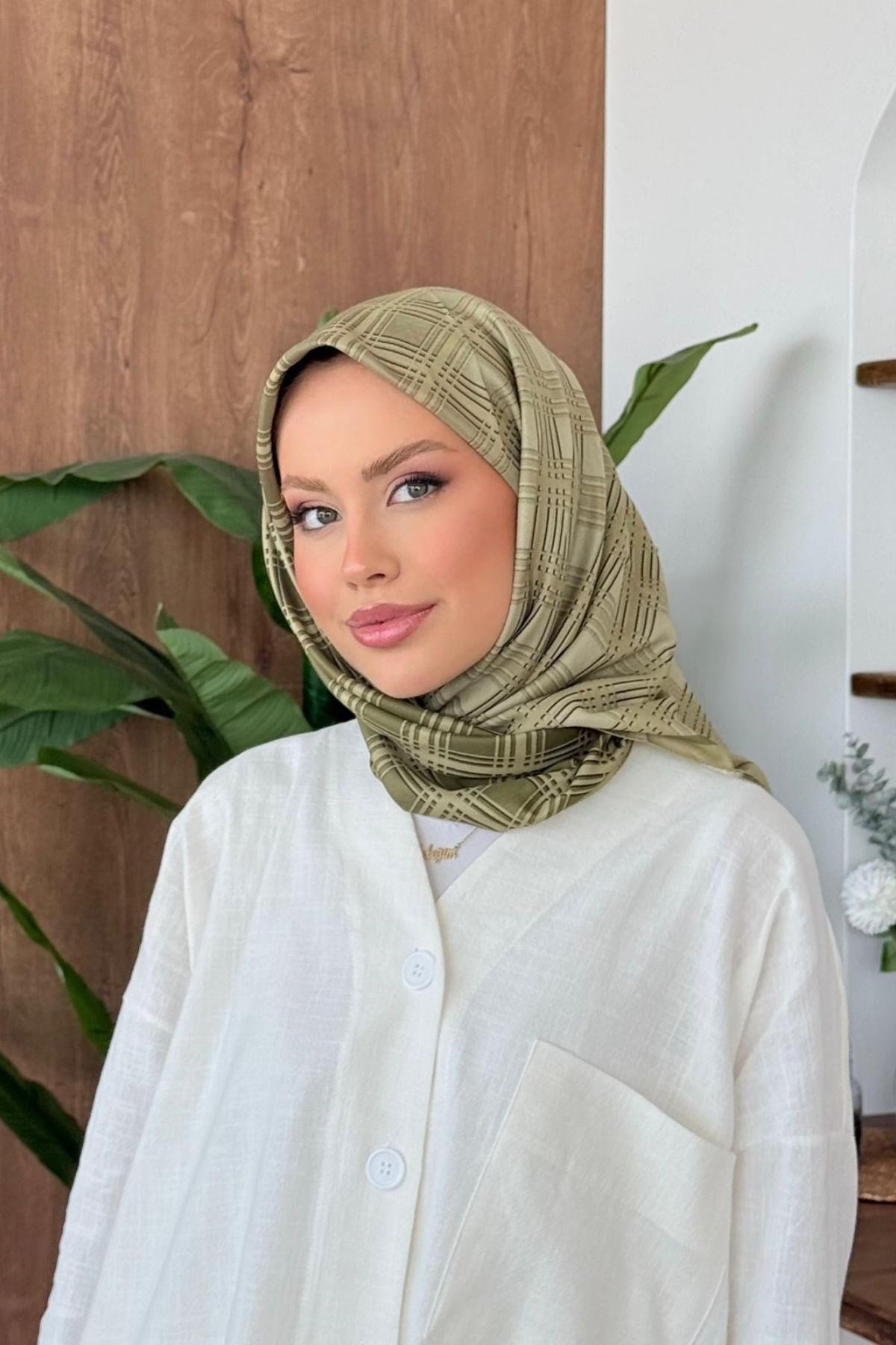 Çizgili Crash Soft Eşarp Mint, Fiyatları 