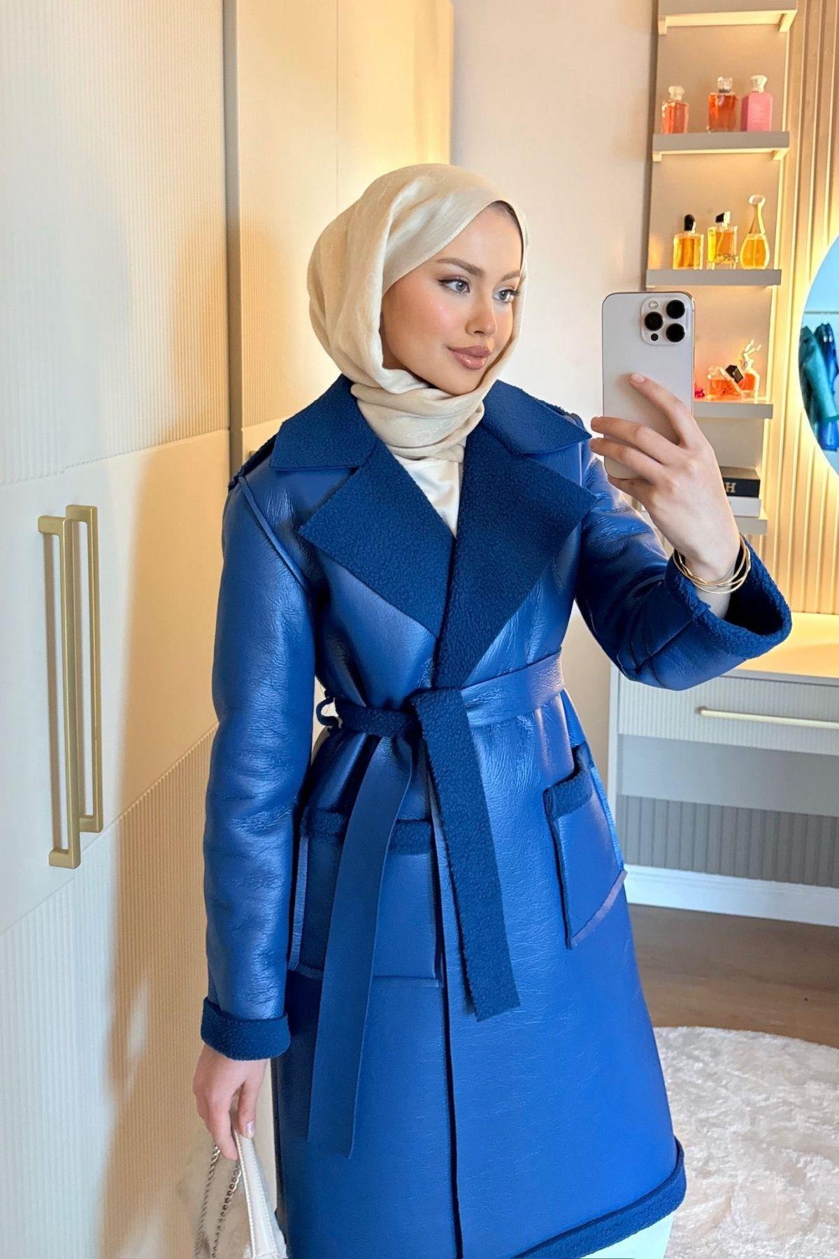 Deri Nubuk Kap Saks, Fiyatları Deri Nubuk Kap Zümrüt | Haza Moda