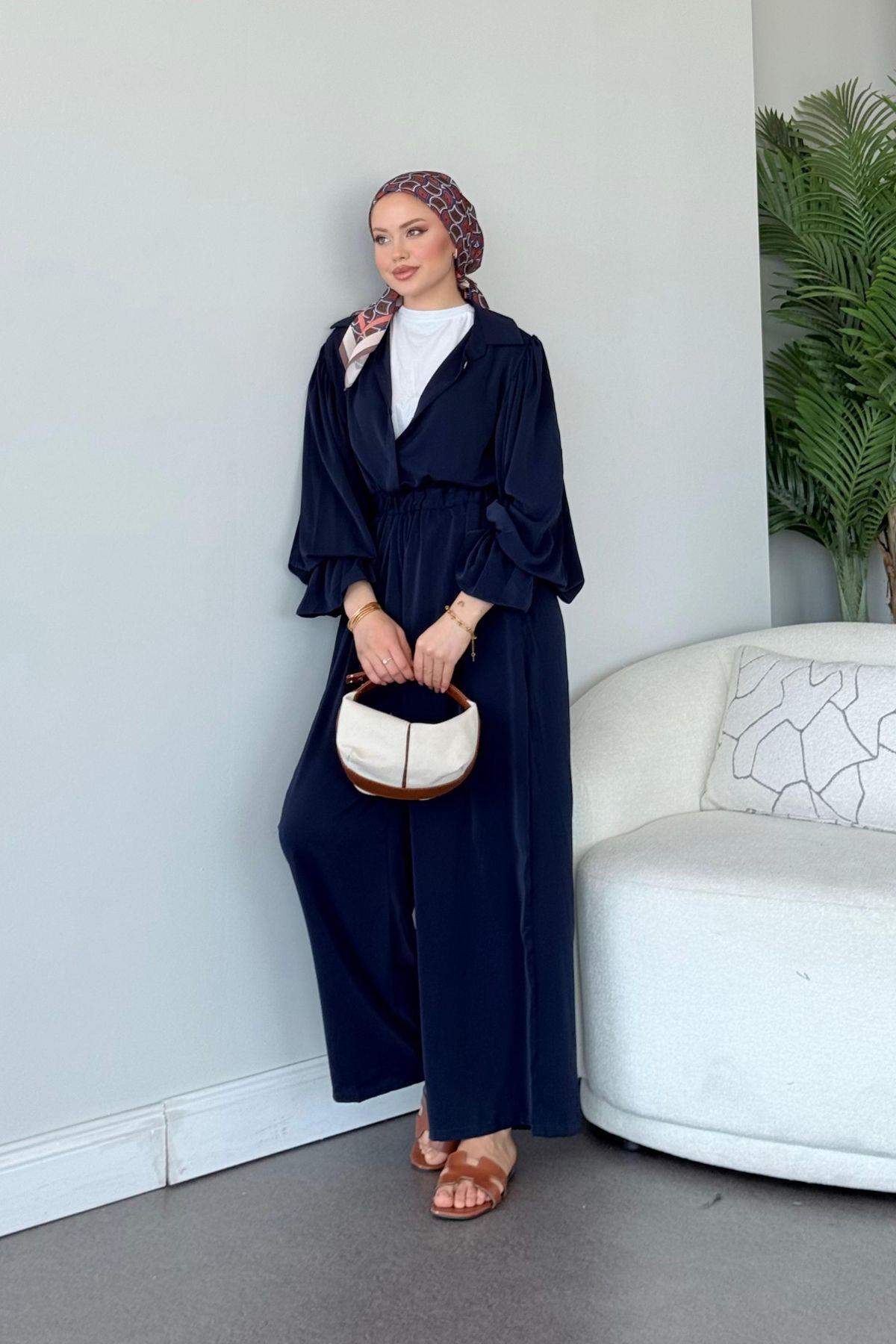 Dubai Tulum Lacivert, Fiyatları Dubai Tulum Lacivert - Haza Moda 