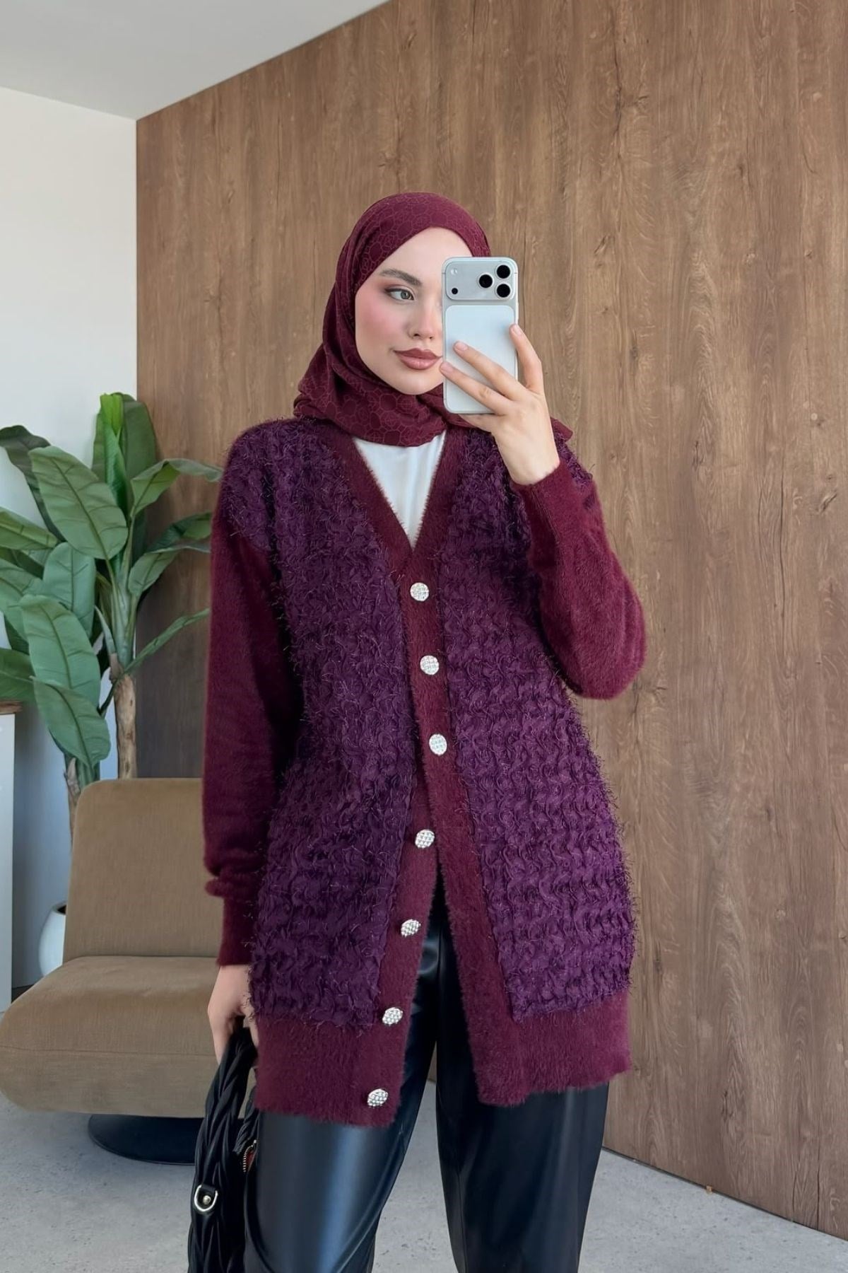 Ebra Premium Hırka Bordo, Fiyatları 