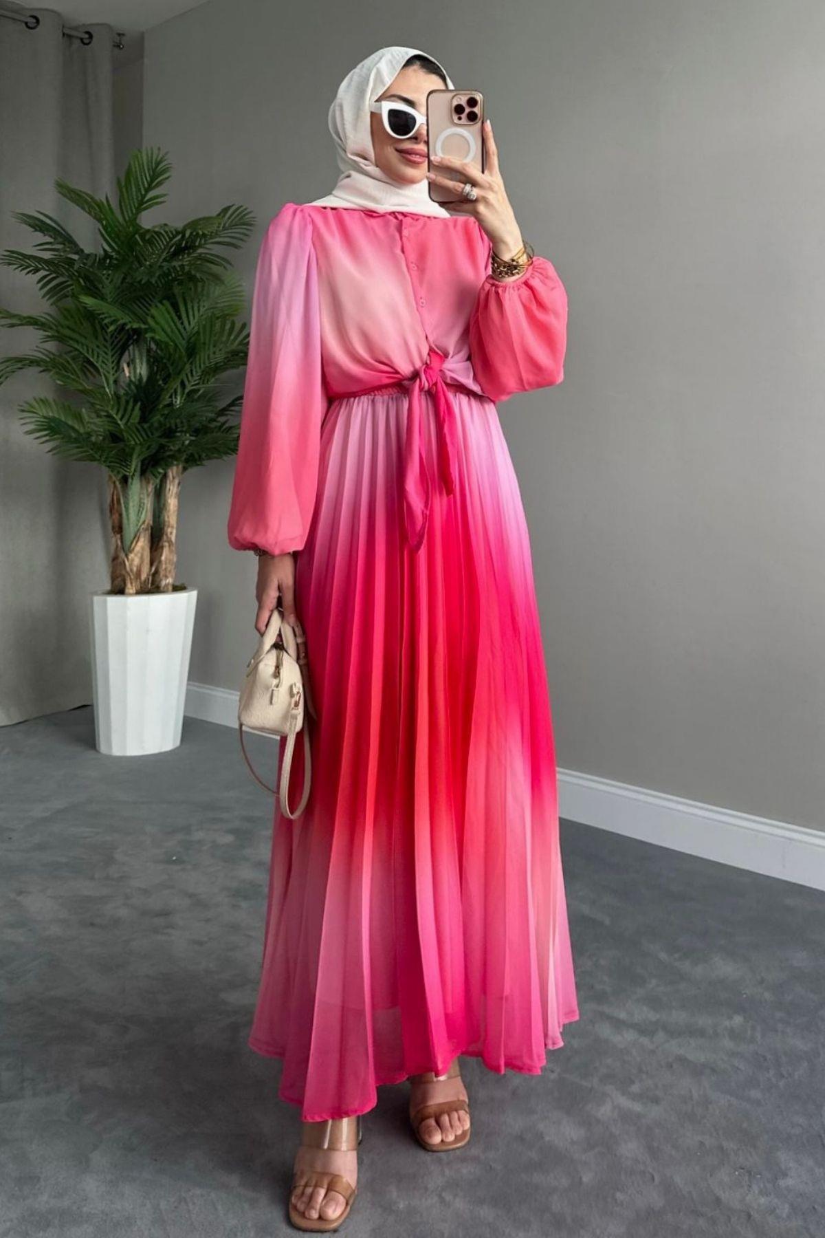 Ebruli Etekli Takım Pembe, Fiyatları 