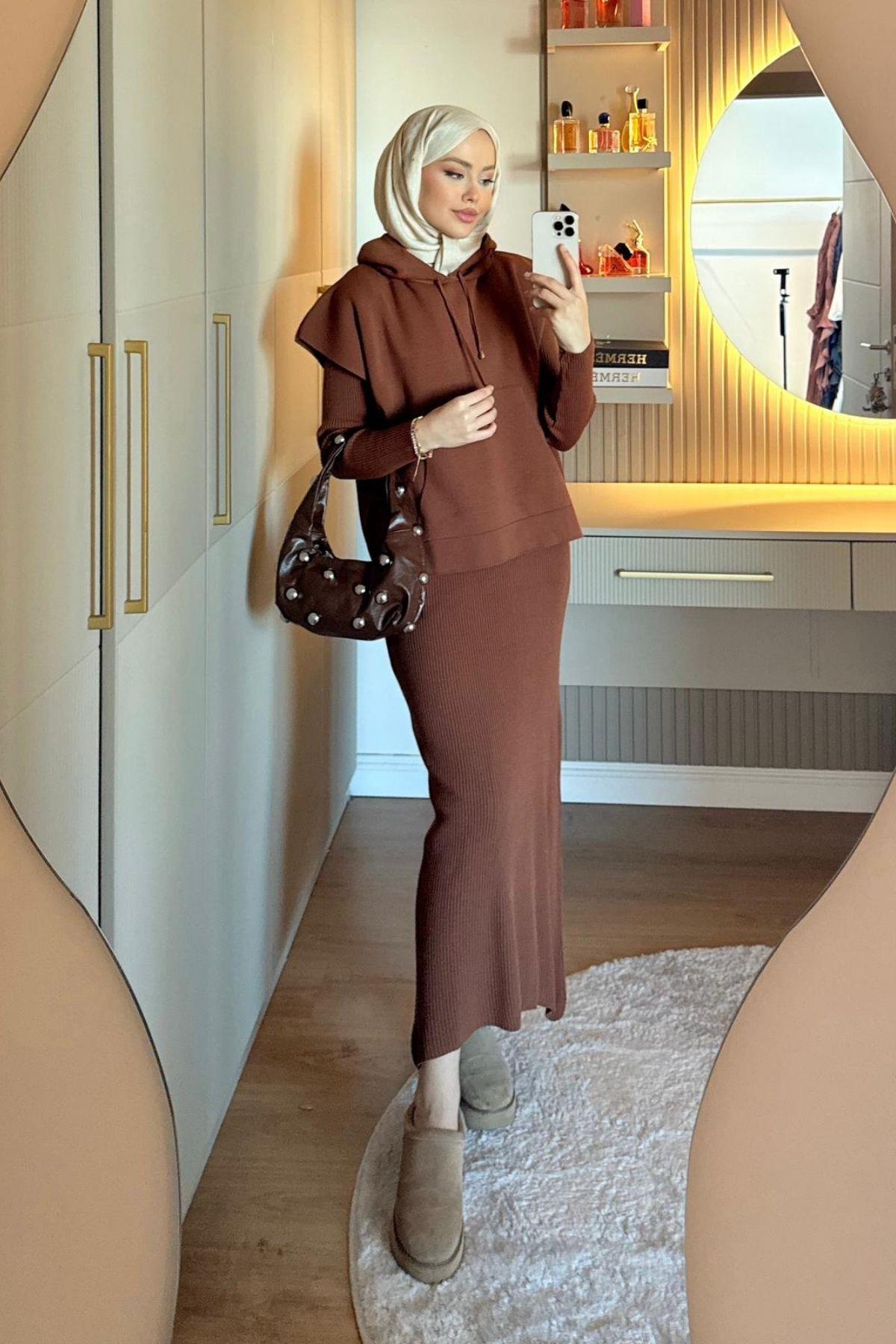 Elf Croplu Elbise Kiremit, Fiyatları Elf Croplu Elbise Kiremit- Haza Moda