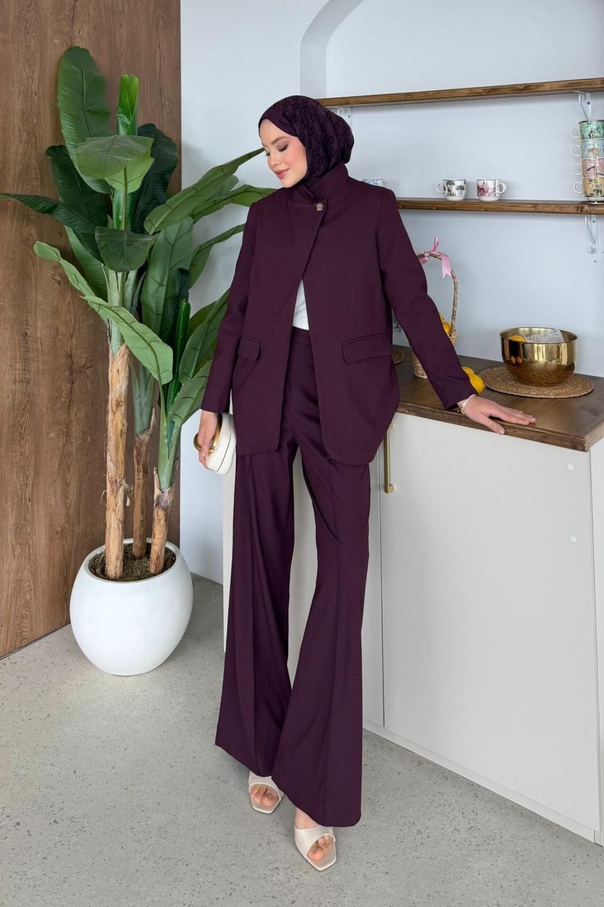 Elite Pantolonlu Takım Mürdüm, Fiyatları 