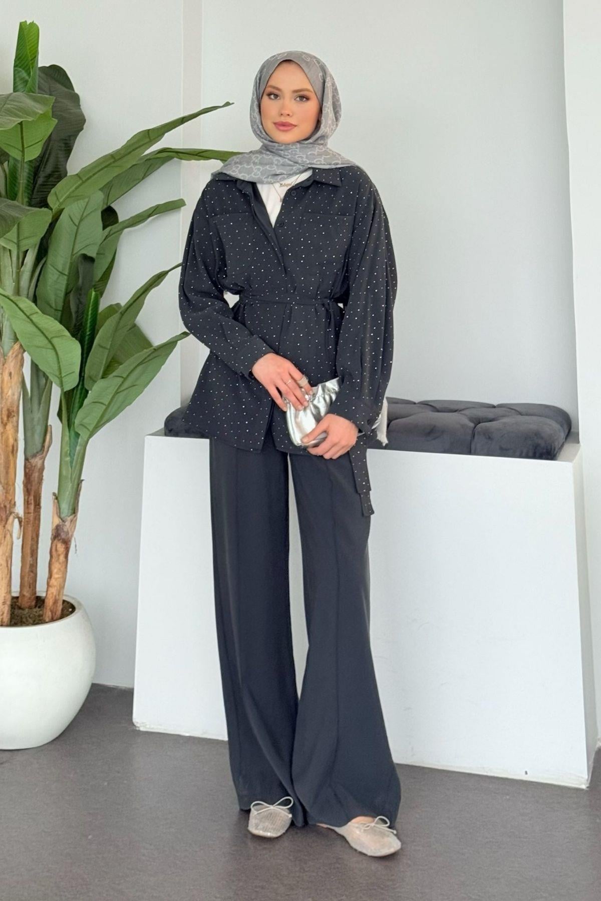 Elva Taşlı Takım Gri, Fiyatları 