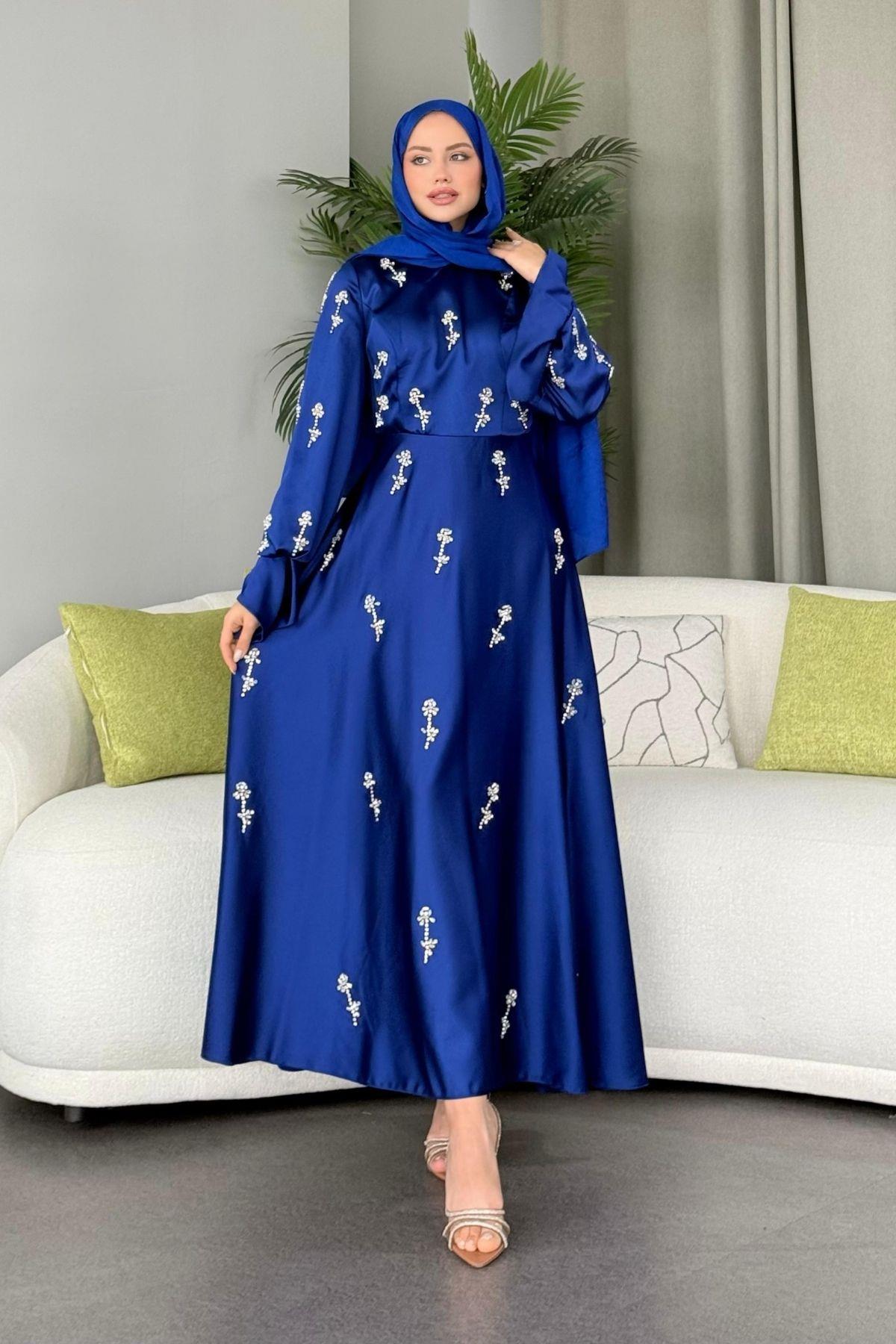 Emilia Prenses Taşlı Abiye Saks, Fiyatları 