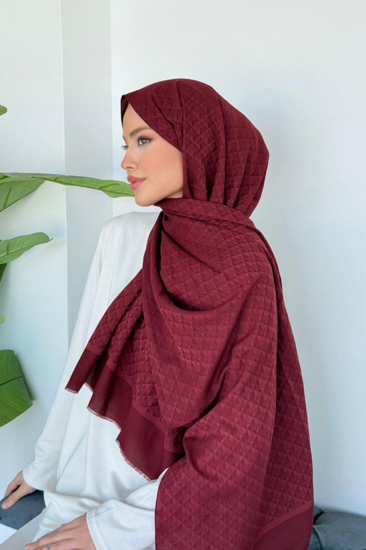 Eva Organik Pamuk Şal Bordo, Fiyatları 