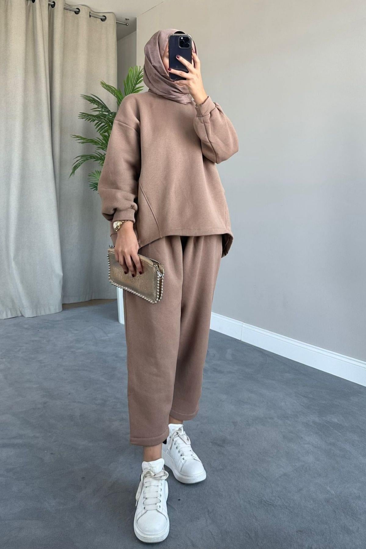 Extra Oversize Eşofman Takımı Camel, Fiyatları 