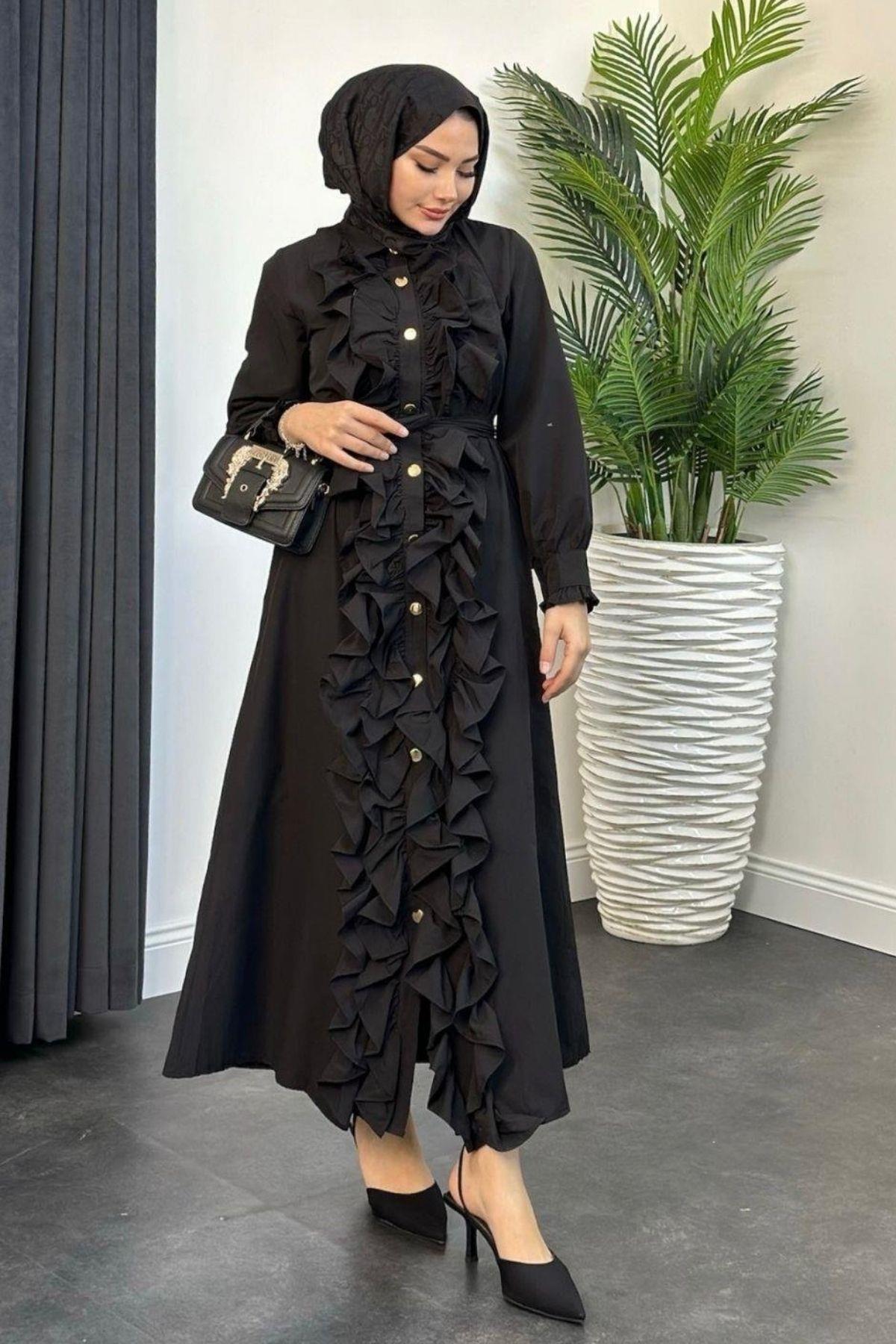 فستان فيراي أسود