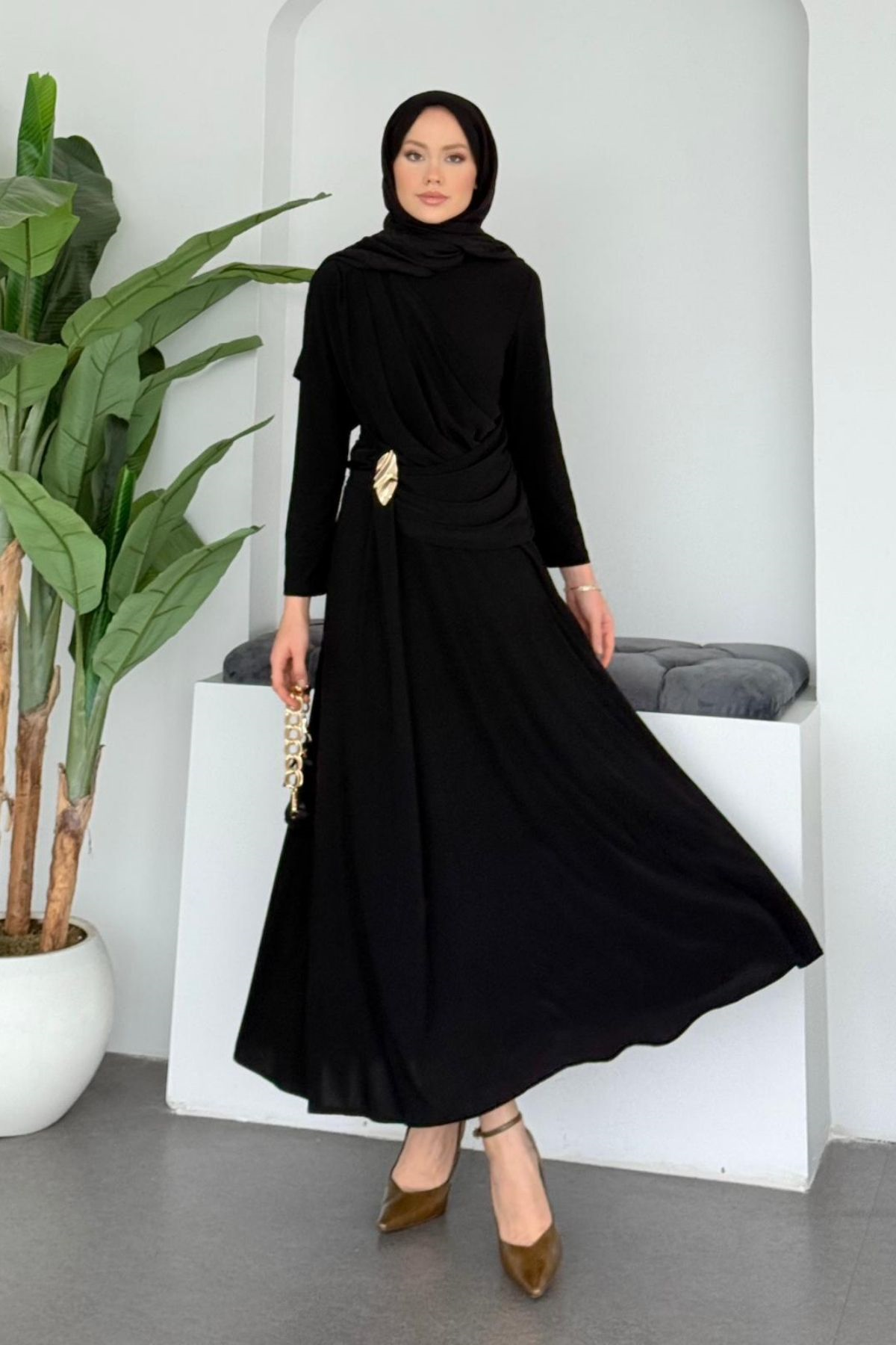 Feza Sandy Elbise Siyah, Fiyatları 