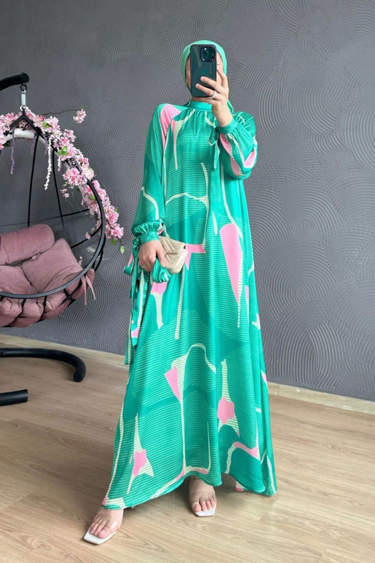 Flow Elbise Yeşil, Fiyatları 