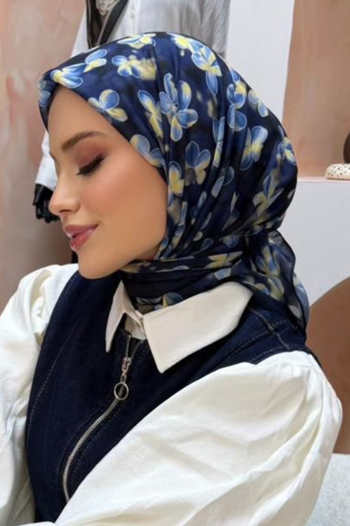 Fransız İpek Eşarp Lacivert, Fiyatları 