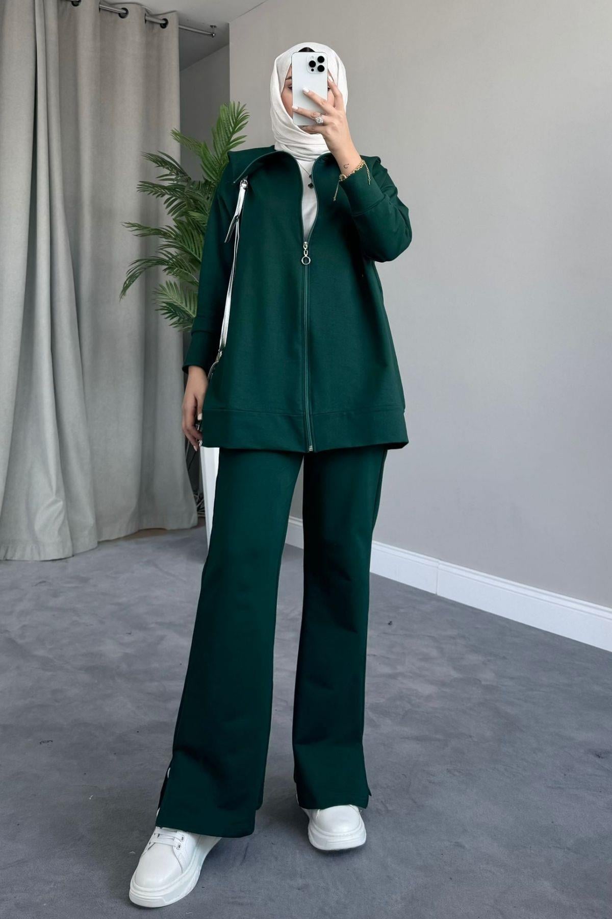 Gemici Takım Zümrüt, Fiyatları Gemici Takım Zümrüt – Haza Moda | Tesettür Giyim