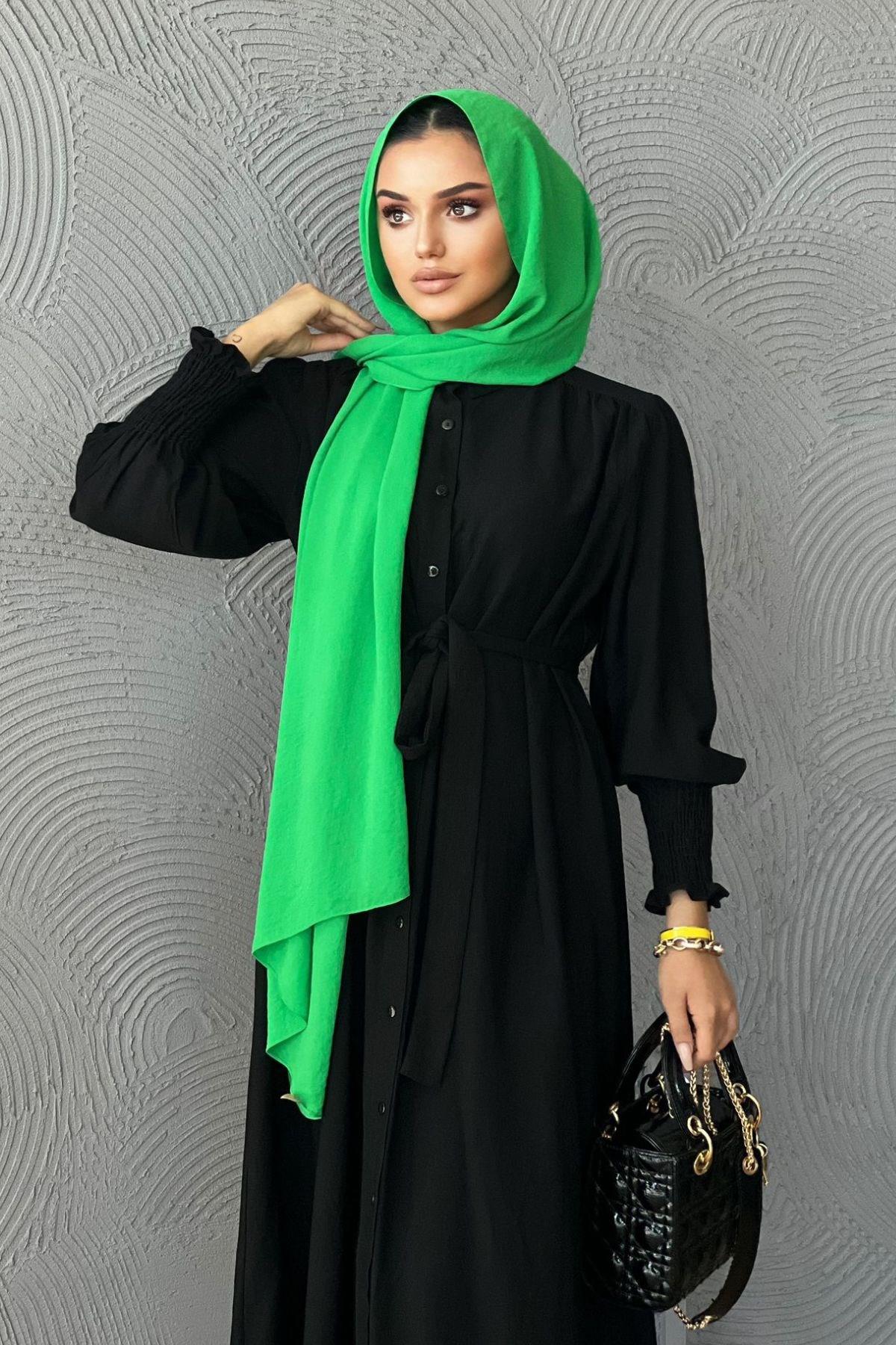فستان جيبلي أسود