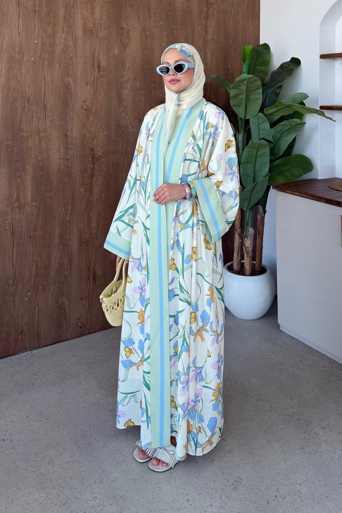 Gülce Şallı Kimono Mint, Fiyatları 