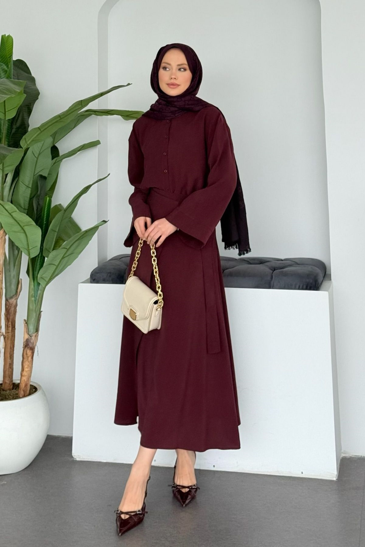 Hazale Etekli Takım Bordo, Fiyatları 