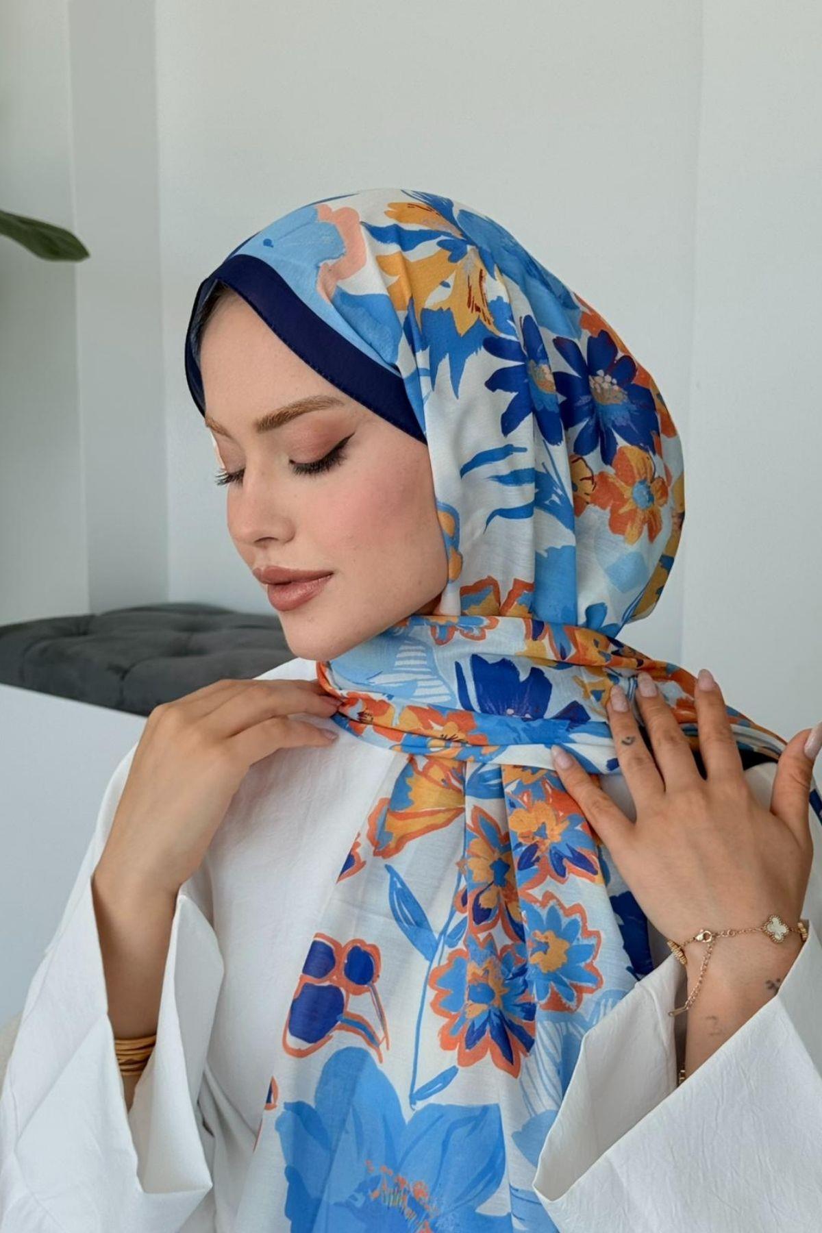 İkra Soft Şal Lacivert, Fiyatları İkra Soft Şal Lacivert- Haza Moda 