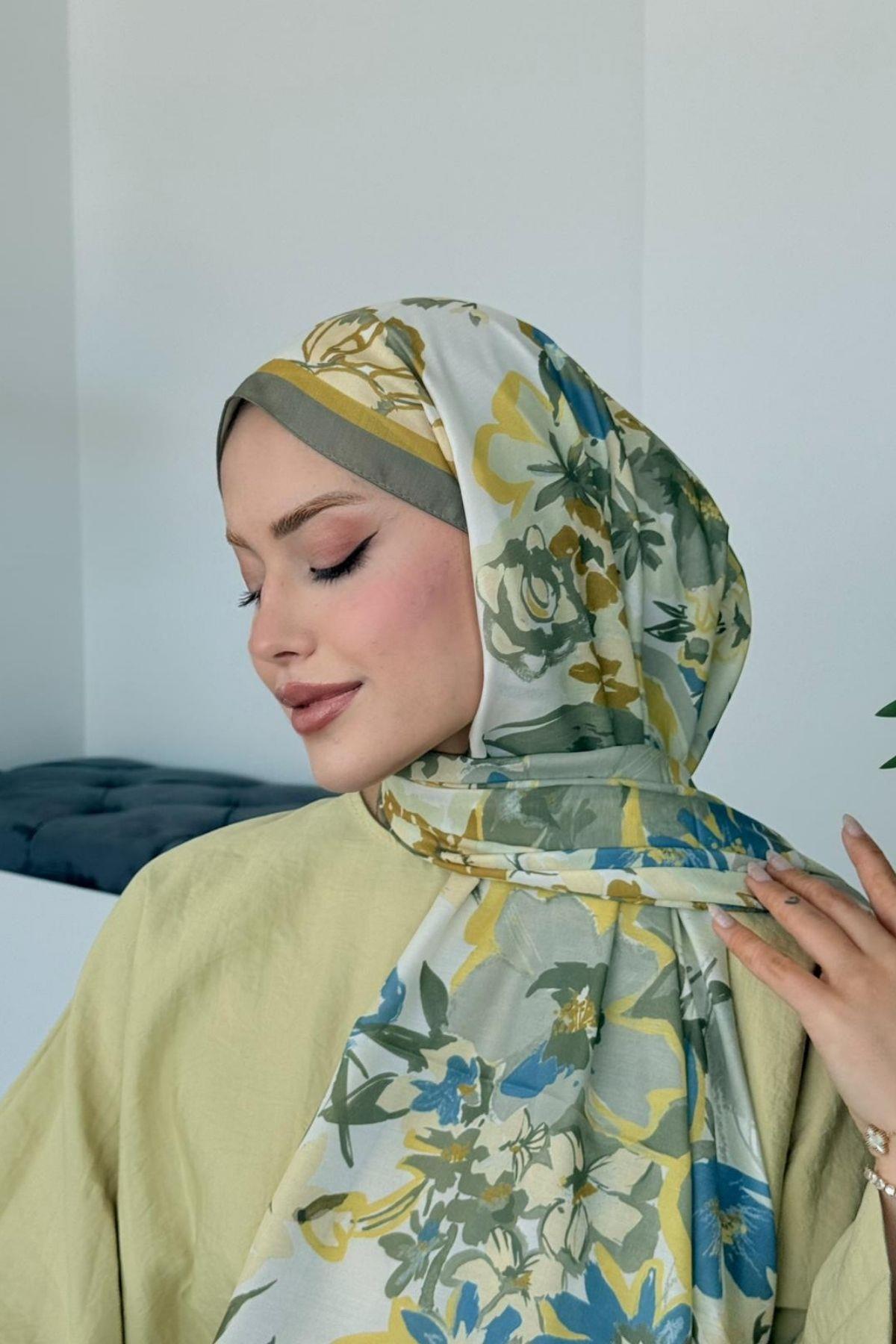 İkra Soft Şal Yeşil, Fiyatları İkra Soft Şal Yeşil- Haza Moda 