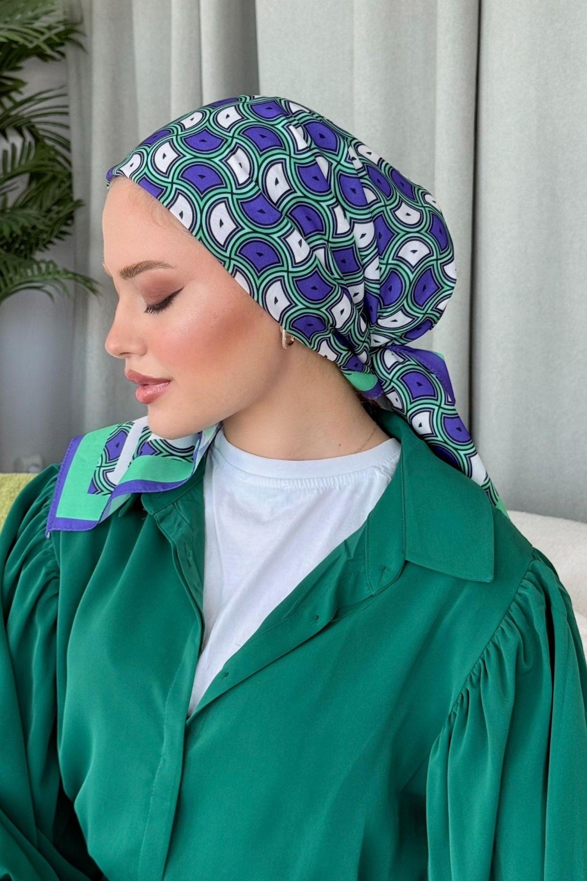 Karel Desenli Eşarp Mor, Fiyatları Karel Desenli Eşarp Mor- Haza Moda 