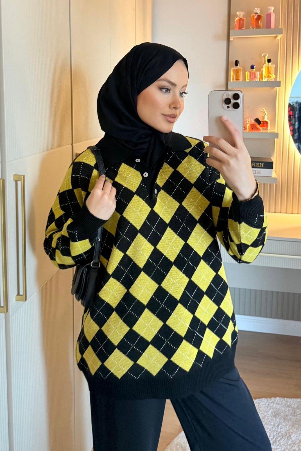 Kokina Baklava Desen Kazak Sarı, Fiyatları 