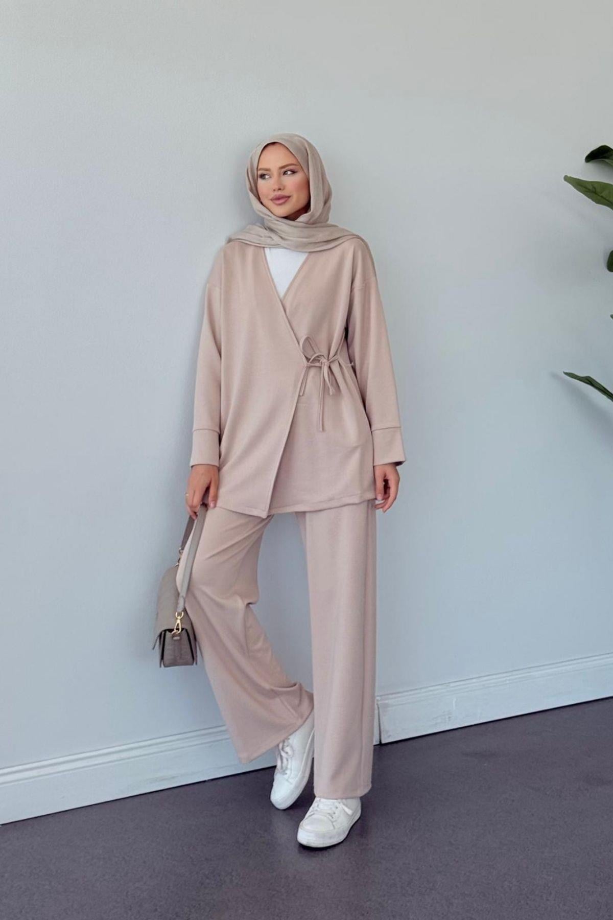 Küba Oysho Takım Bej, Fiyatları Küba Oysho Takım Bej- Haza Moda 