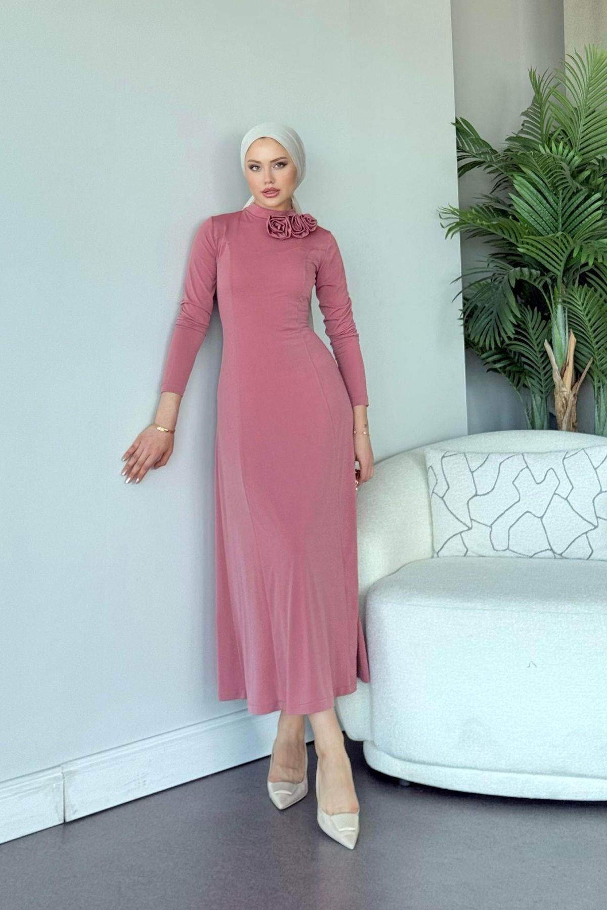Kuveyt Sandy Elbise Pudra, Fiyatları Kuveyt Sandy Elbise Pudra- Haza Moda 