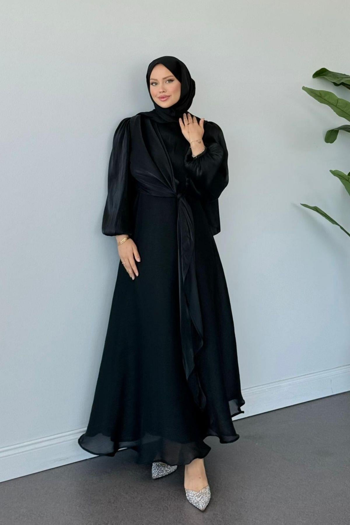 La Viens Abiye Siyah, Fiyatları La Viens Abiye Siyah- Haza Moda 
