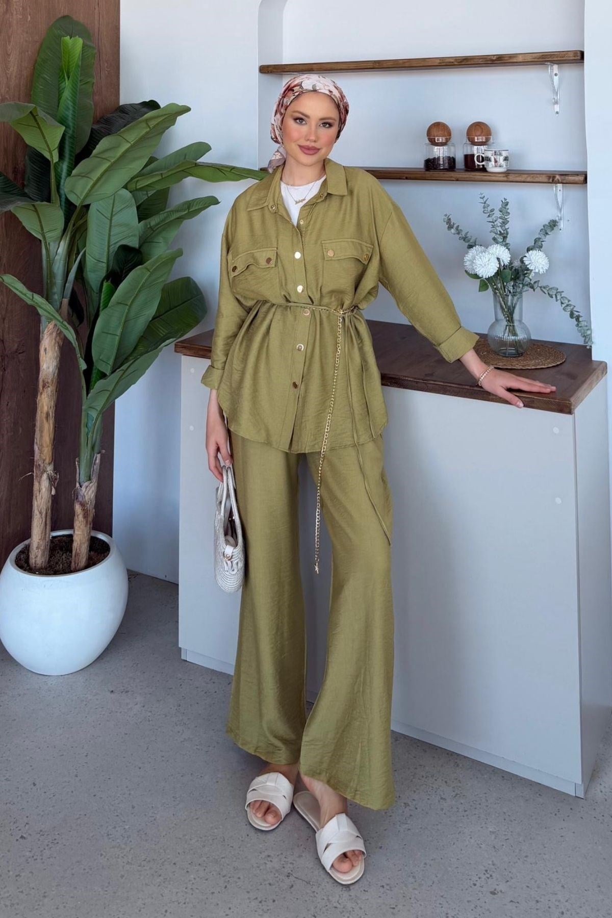 Lanet Çıtçıt Takım Yağ Yeşili, Fiyatları Lanet Çıtçıt Takım Yağ Yeşili | Haza Moda