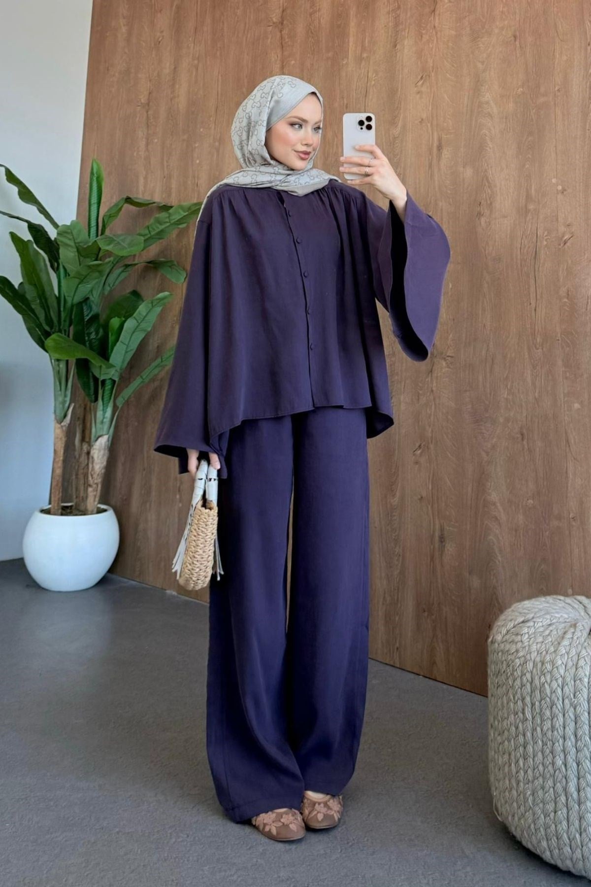 Lillyum Modal Takım Mürdüm, Fiyatları Lillyum Modal Takım Mürdüm | Haza Moda