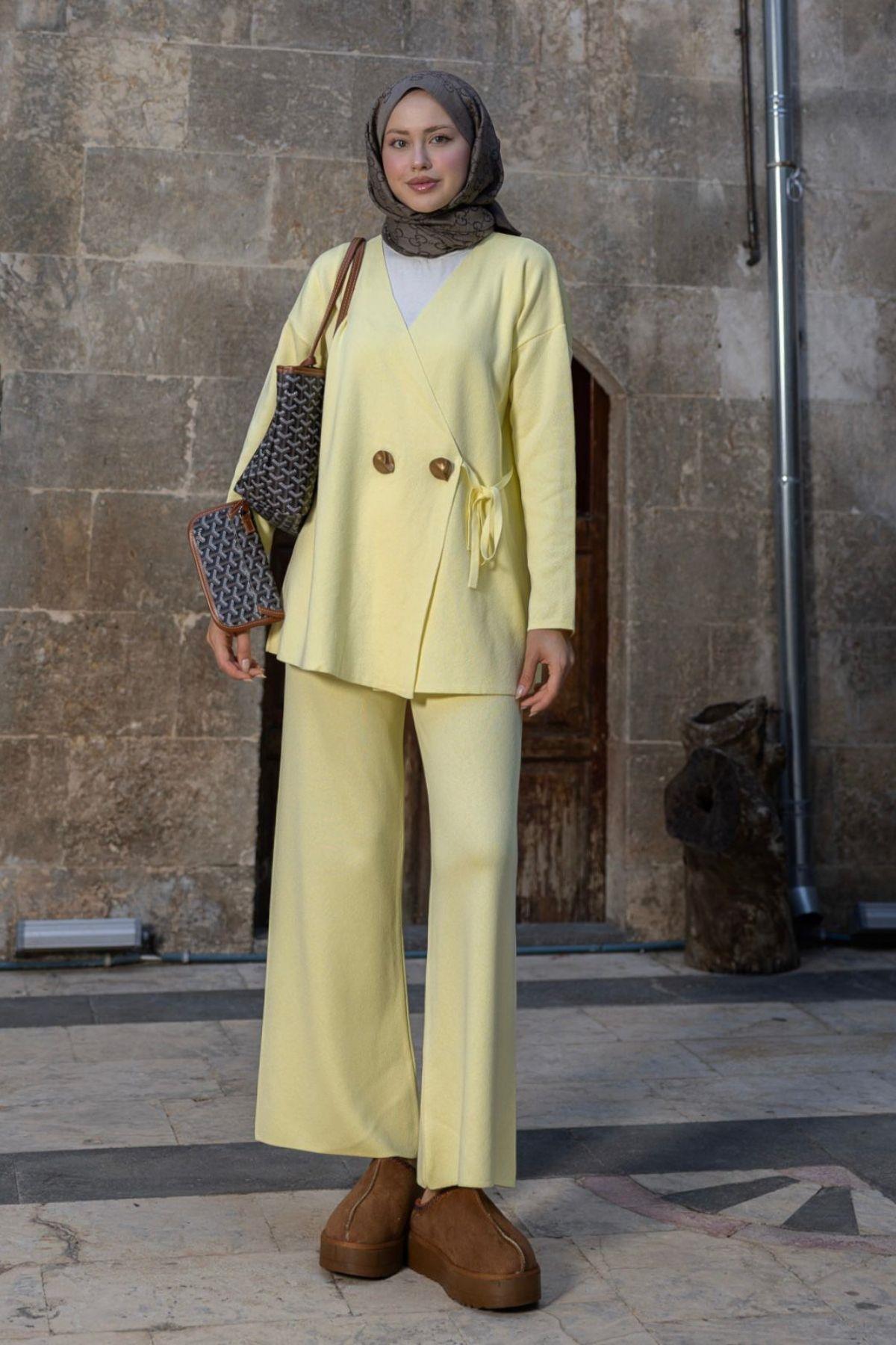Lyon Merserize Takım Sarı, Fiyatları Lyon Merserize Takım Sarı- Haza Moda 
