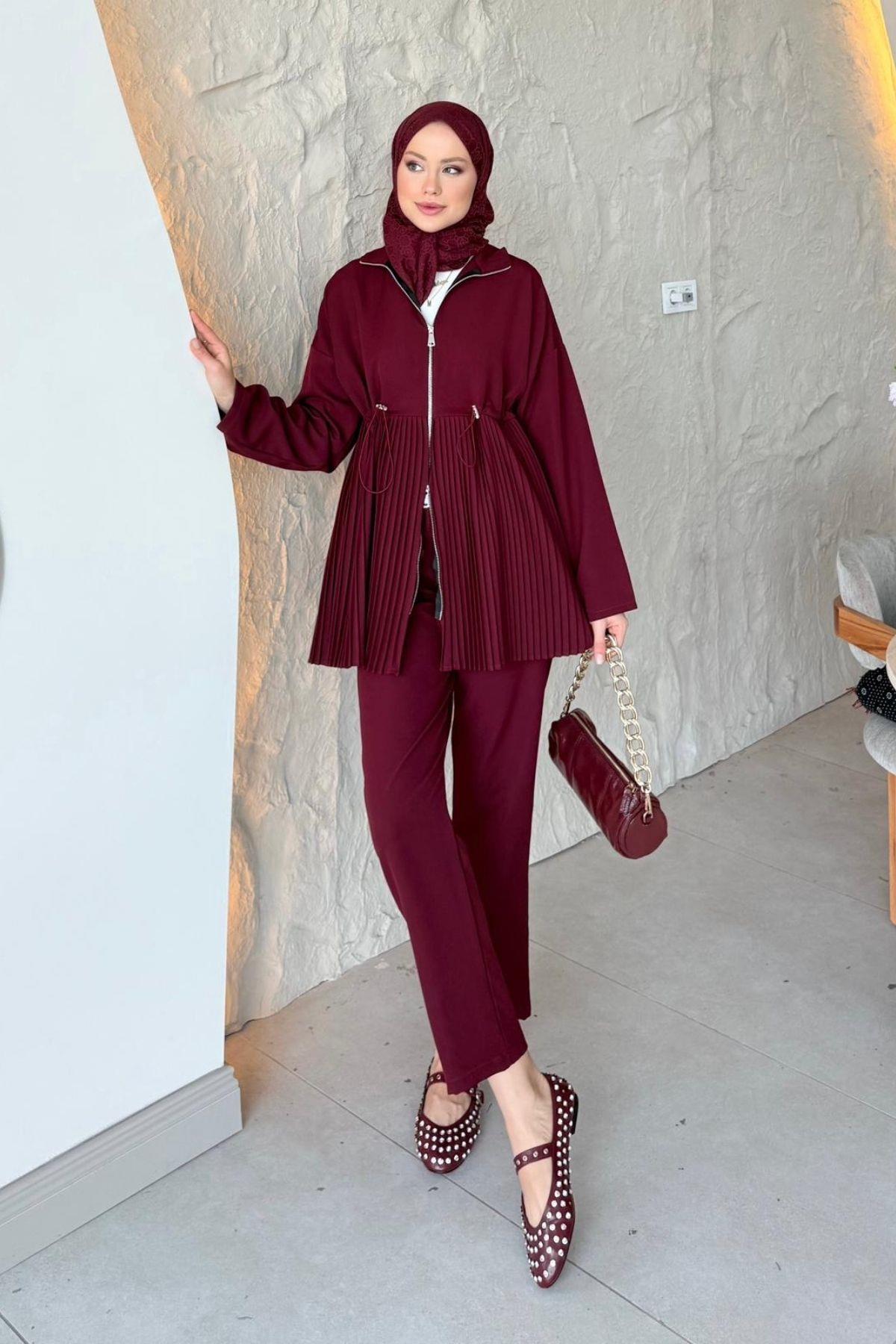 Mabella Piliseli Takım Bordo, Fiyatları 