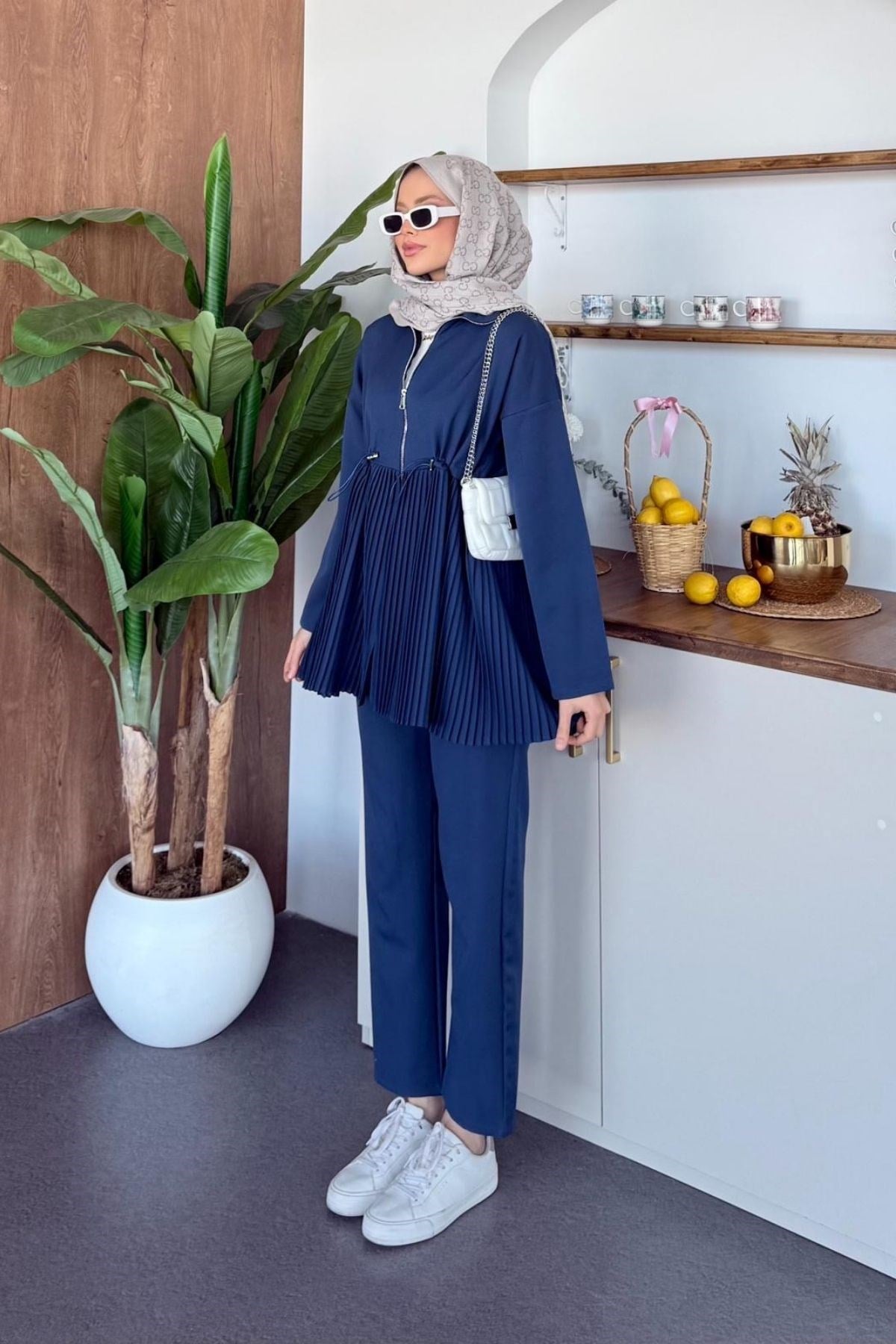 Mabella Piliseli Takım İndigo, Fiyatları Mabella Piliseli Takım İndigo | Haza Moda