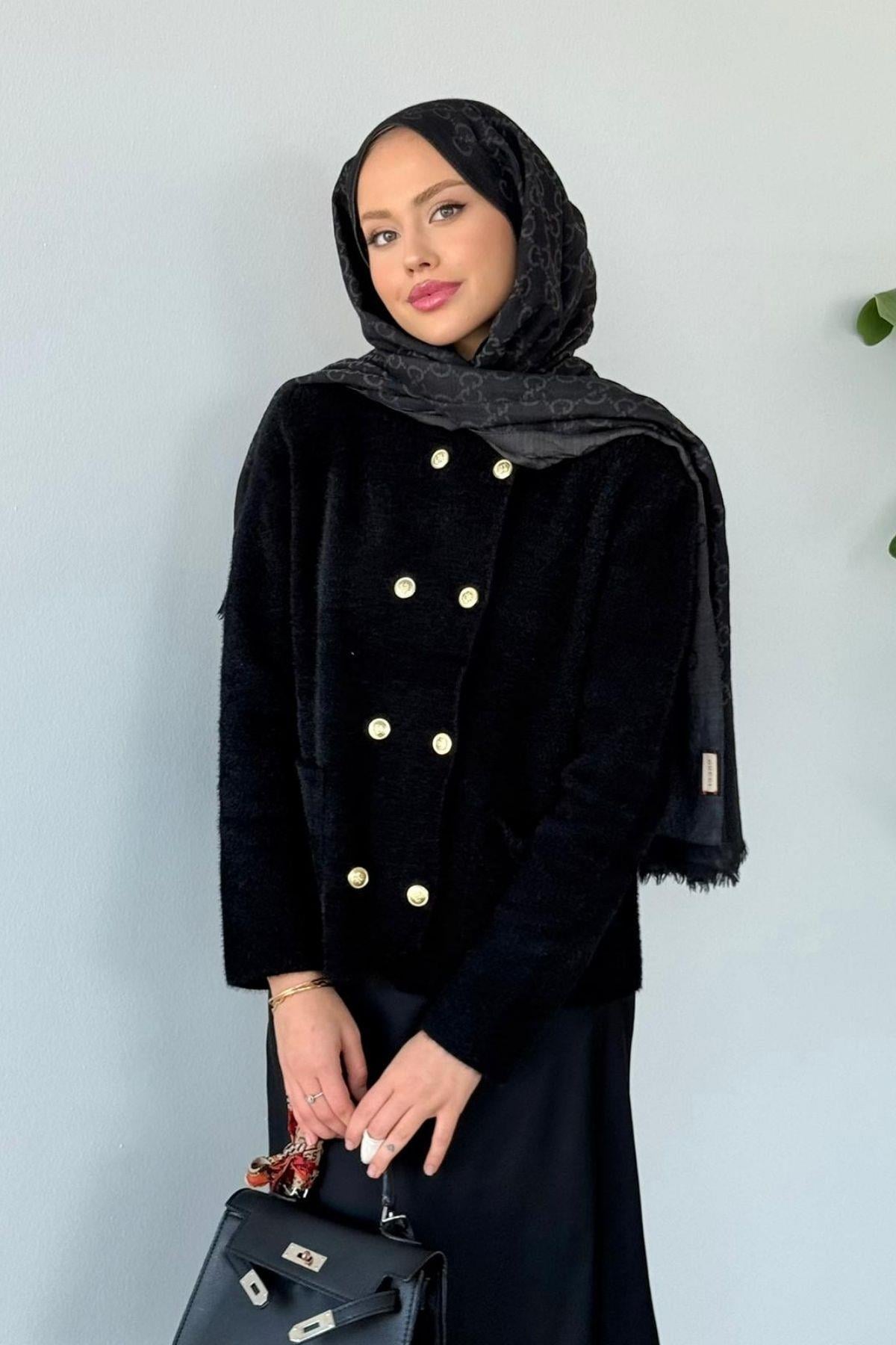 Madam Angora Hırka Siyah, Fiyatları Madam Angora Hırka Siyah Haza Moda 