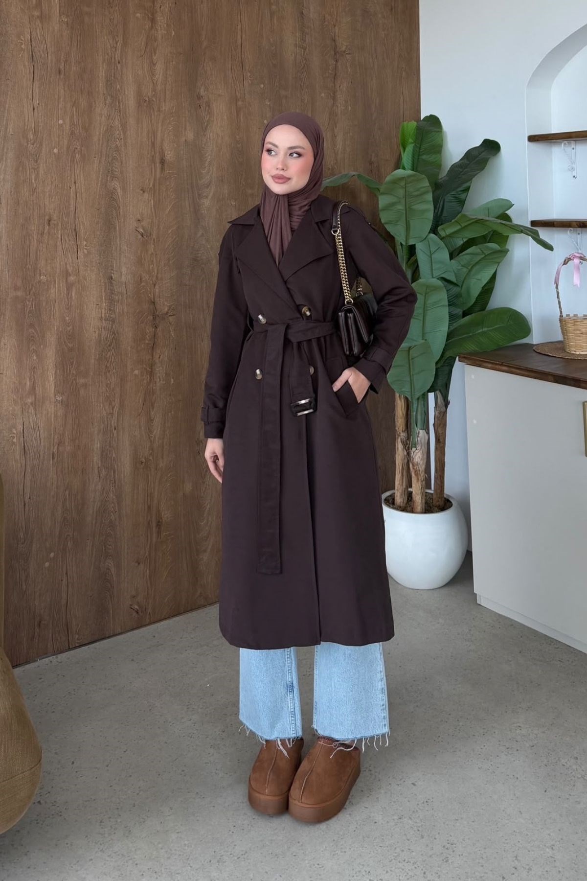 Mest Tokalı Trençkot Acı Kahve, Fiyatları 