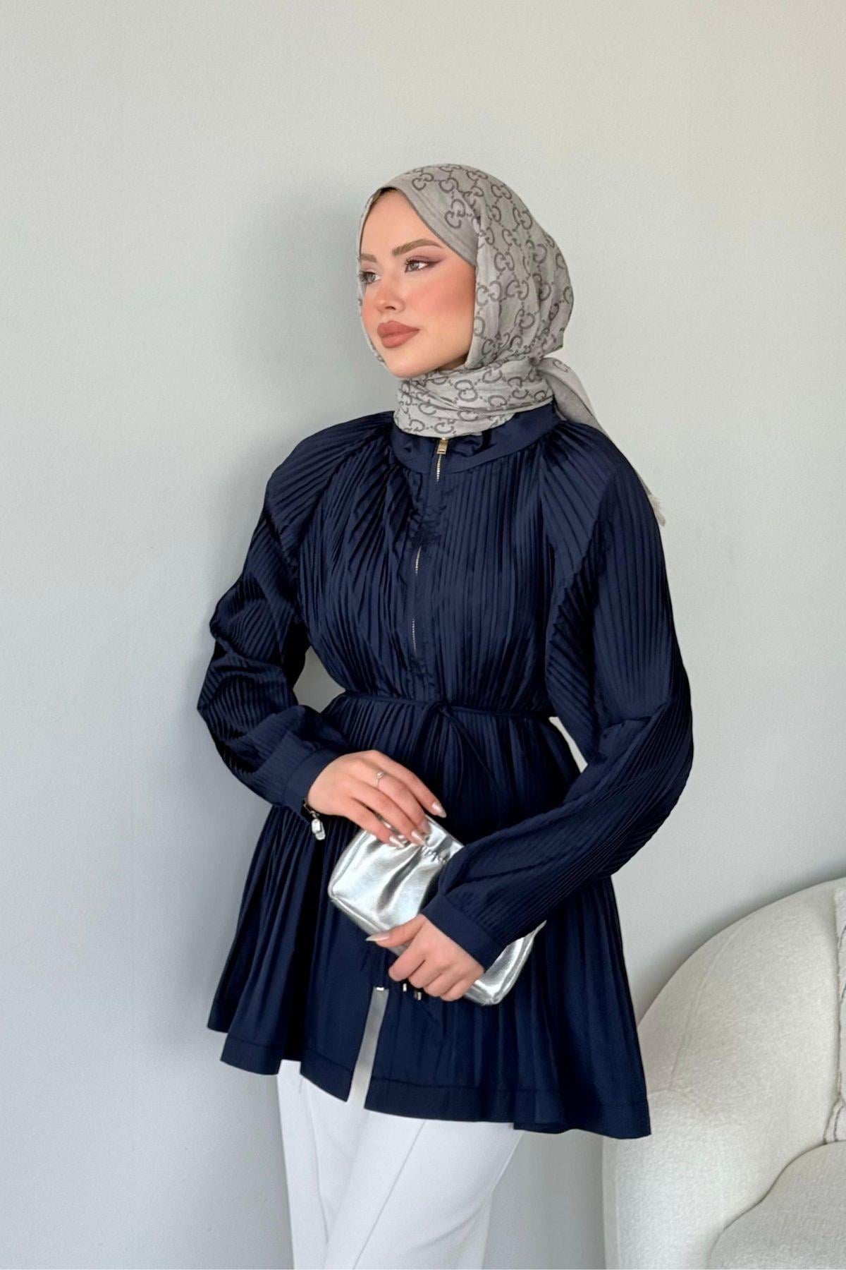 Micro Piliseli Kap Lacivert, Fiyatları 