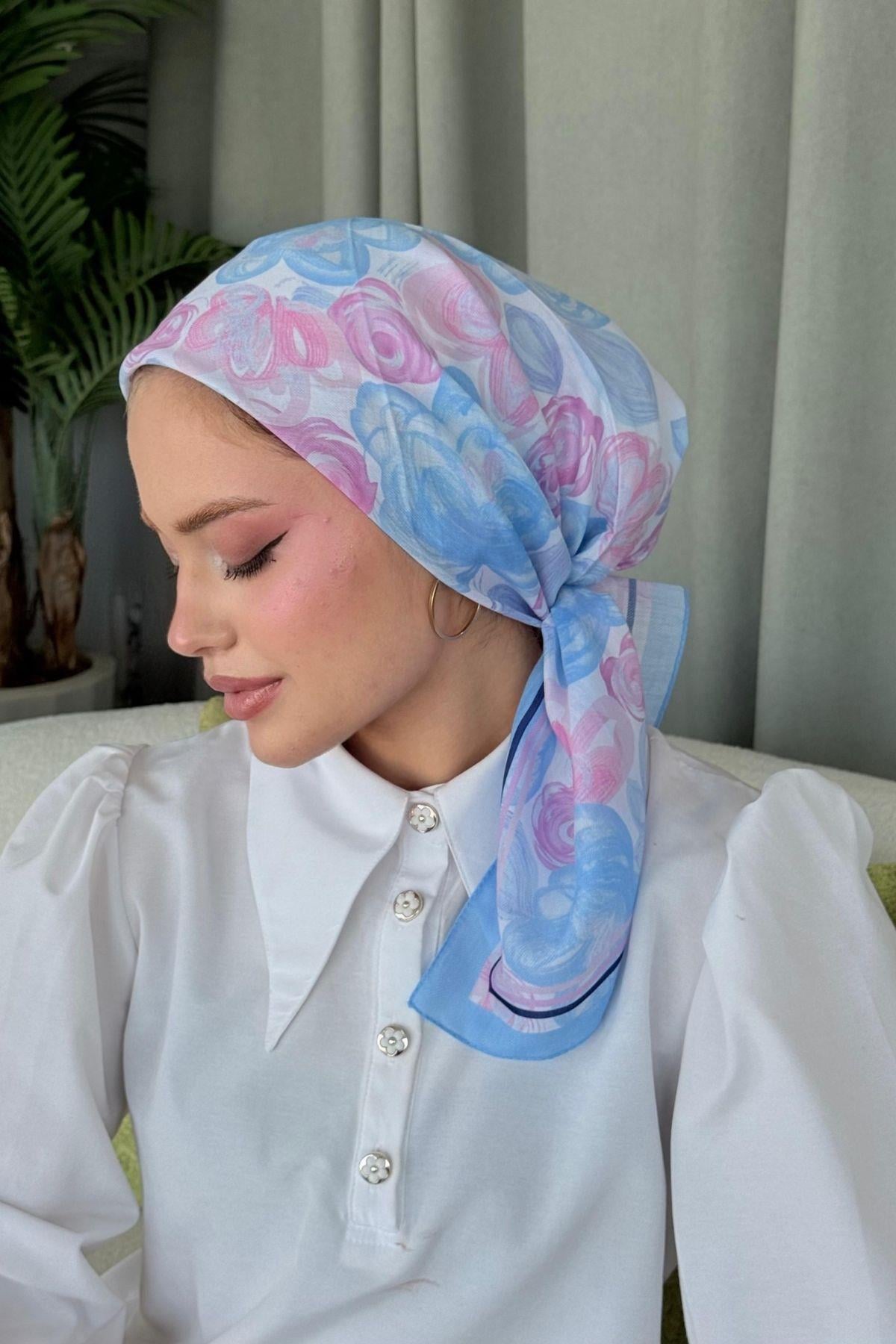 Mira Soft Eşarp Bebe Mavi, Fiyatları Mira Soft Eşarp Bebe Mavi- Haza Moda 