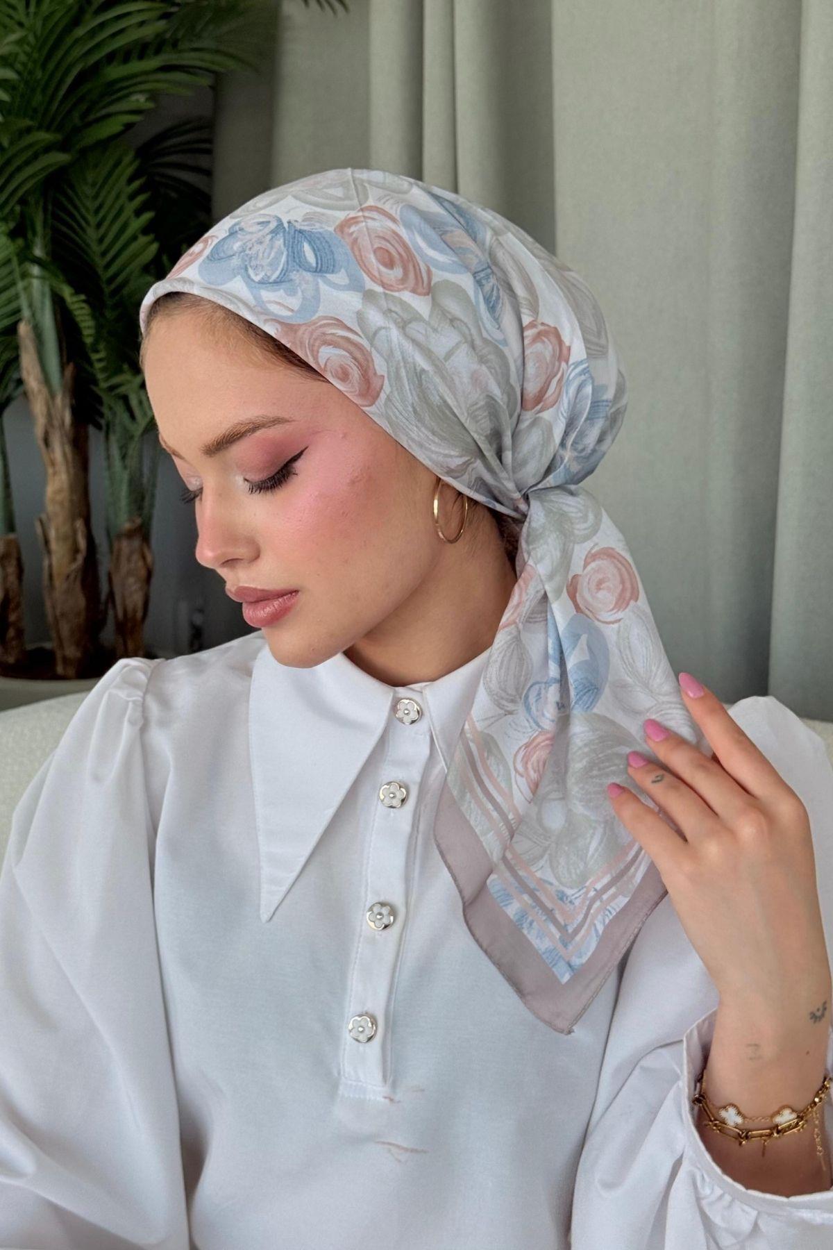 Mira Soft Eşarp Krem, Fiyatları Mira Soft Eşarp Krem- Haza Moda 