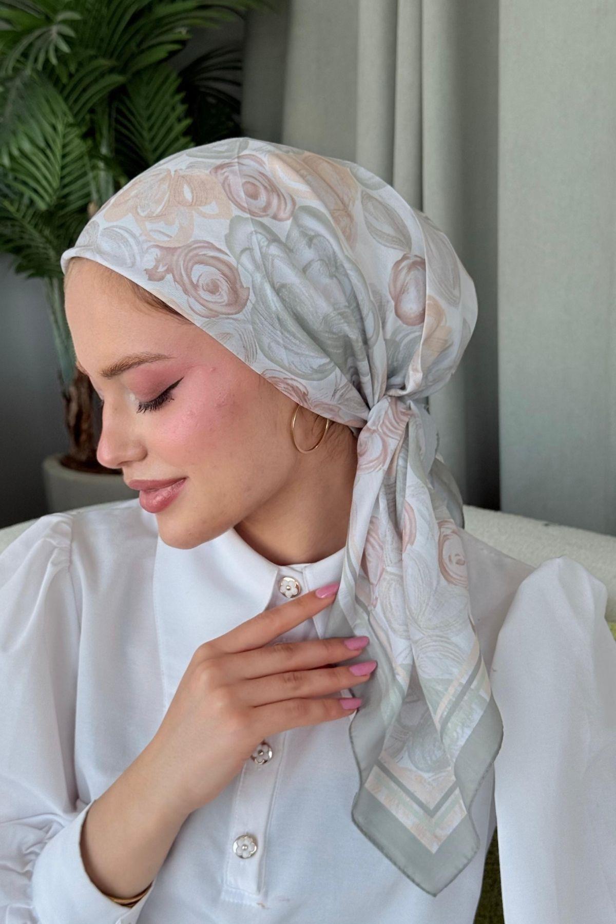 Mira Soft Eşarp Mint, Fiyatları Mira Soft Eşarp Mint- Haza Moda 