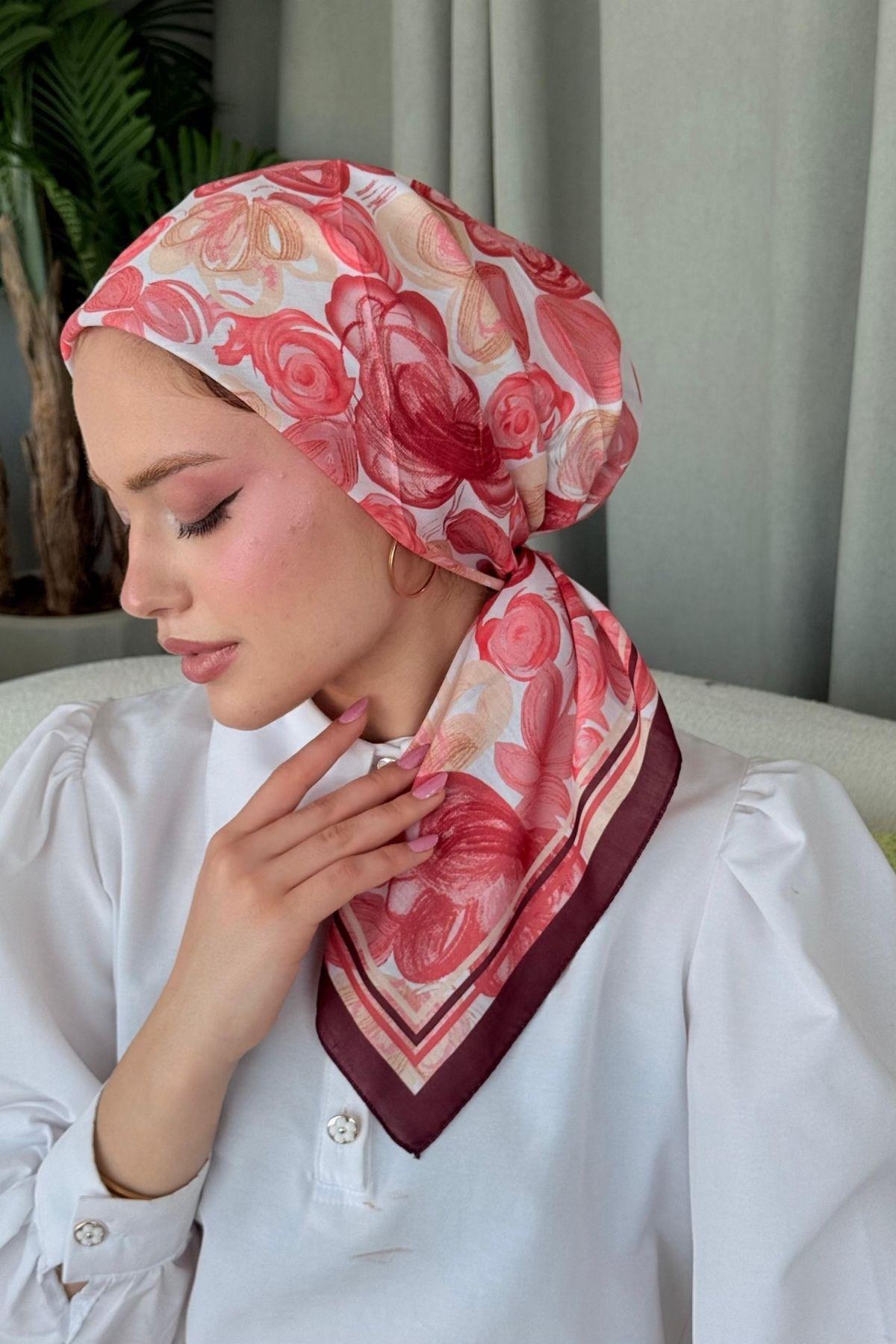 Mira Soft Eşarp Mürdüm, Fiyatları Mira Soft Eşarp Mürdüm- Haza Moda 
