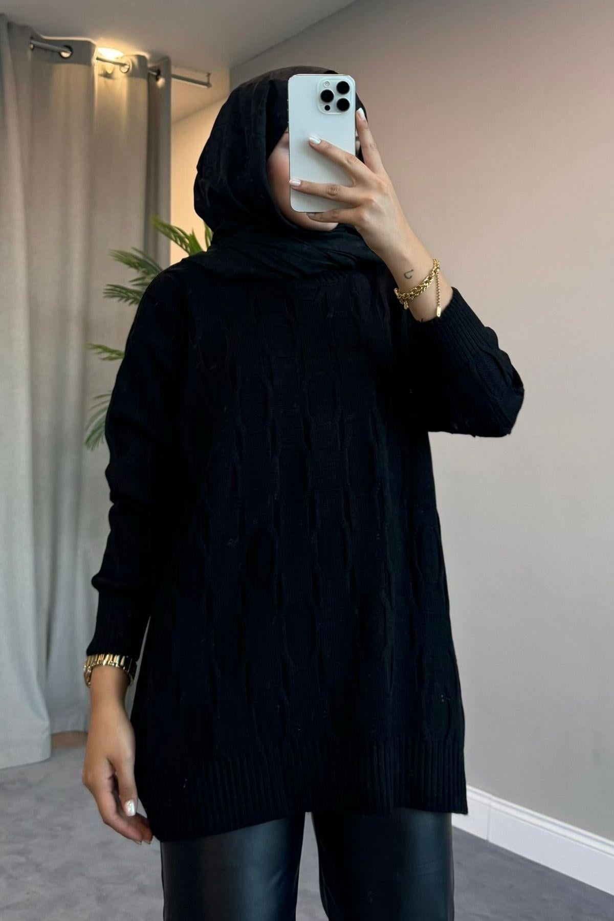 سترة ميرا تريكو سوداء