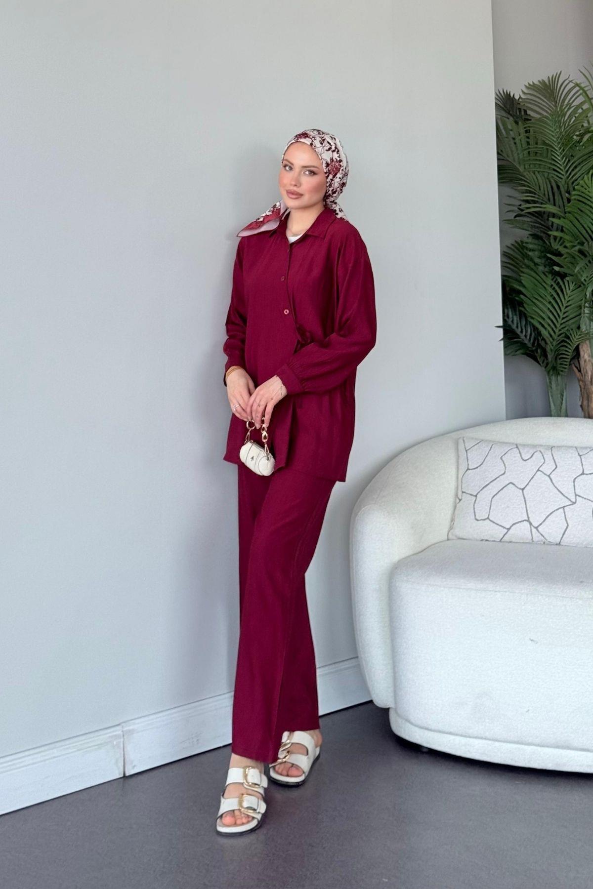 Mizu Takım Bordo, Fiyatları Mizu Takım Bordo- Haza Moda 