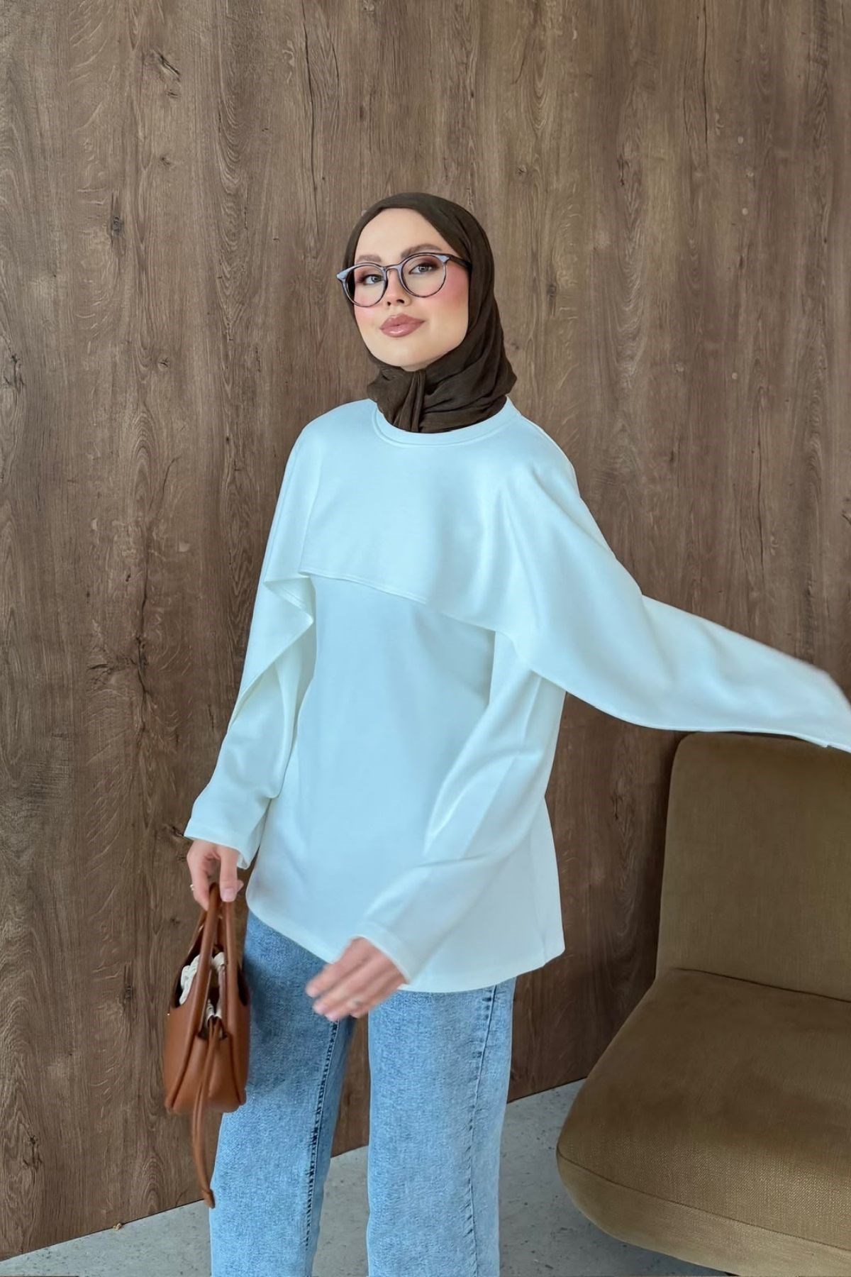 Nur Pelerin Tunik Ekru, Fiyatları 