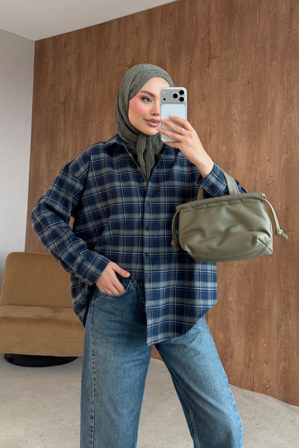 Oduncu Ekose Gömlek Lacivert, Fiyatları 