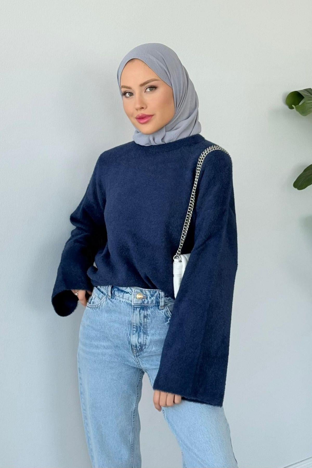 Pars Angora Kazak Lacivert, Fiyatları Pars Angora Kazak Lacivert- Haza Moda 