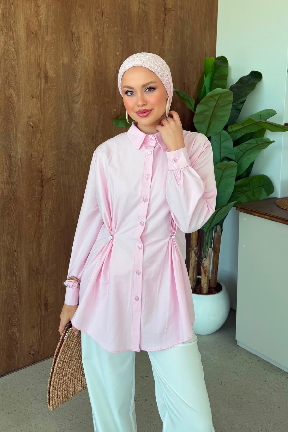 Pens Düğmeli Gömlek Pembe, Fiyatları 