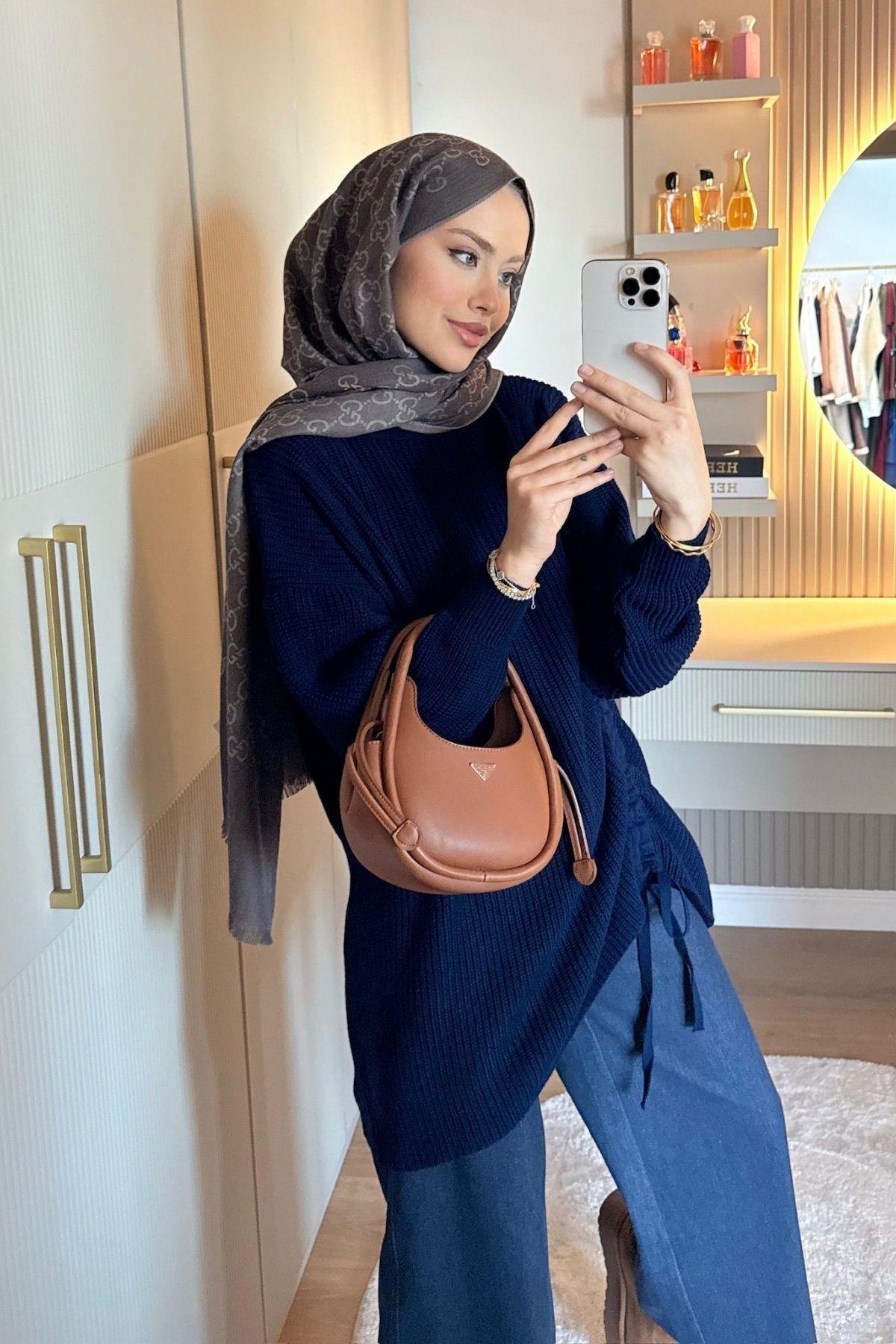 Piraye Kazak Lacivert, Fiyatları Piraye Kazak Lacivert - Haza Moda 