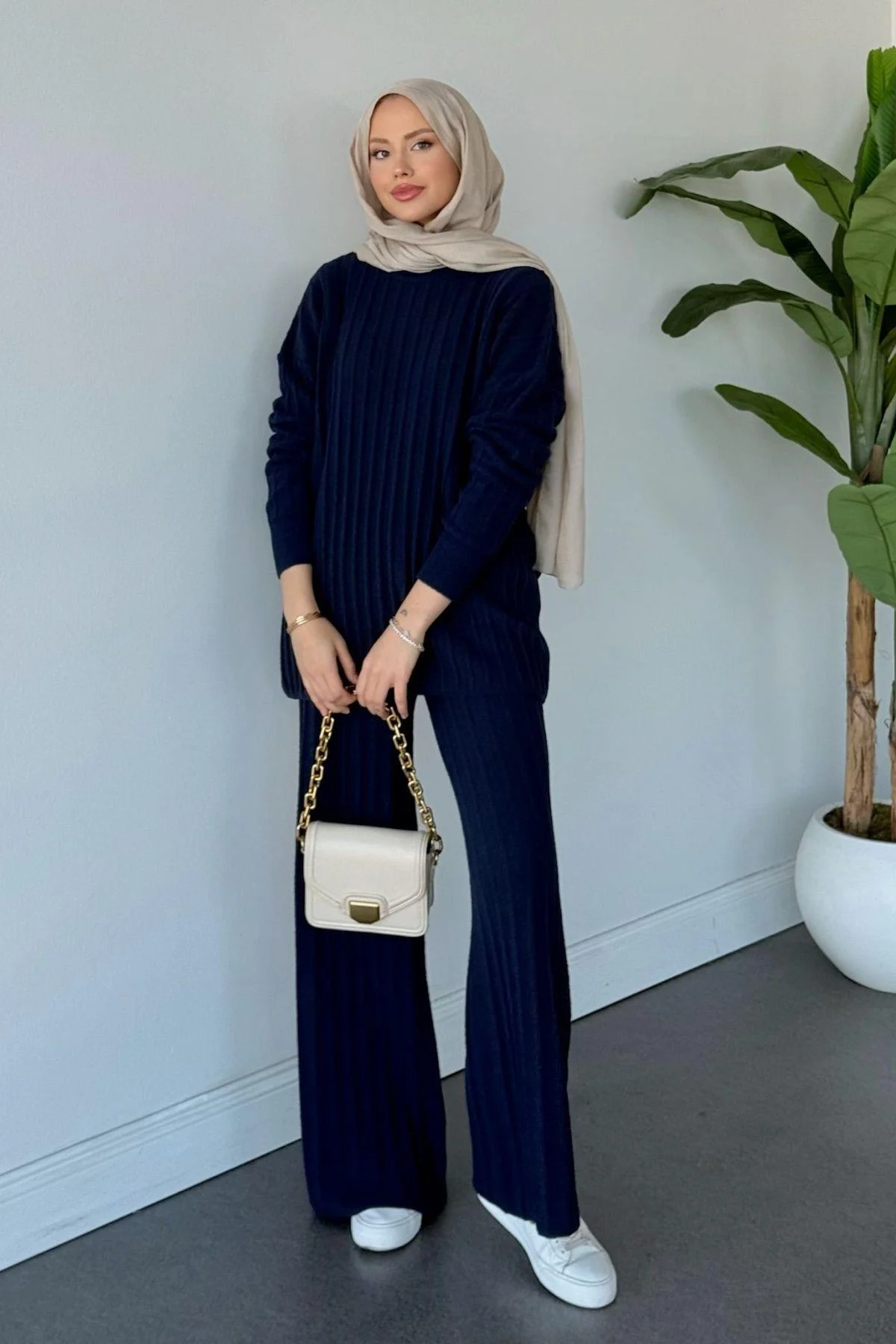 Premıum Fitili Angora Takım Lacivert, Fiyatları 