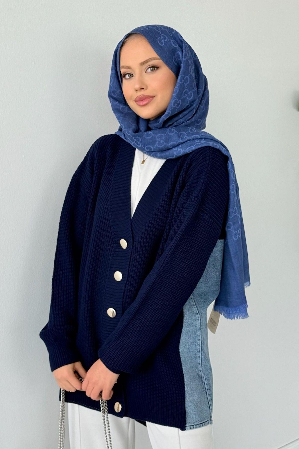 Ritim Arka Kotlu Hırka Lacivert, Fiyatları Ritim Arka Kotlu Hırka Lacivert- Haza Moda 