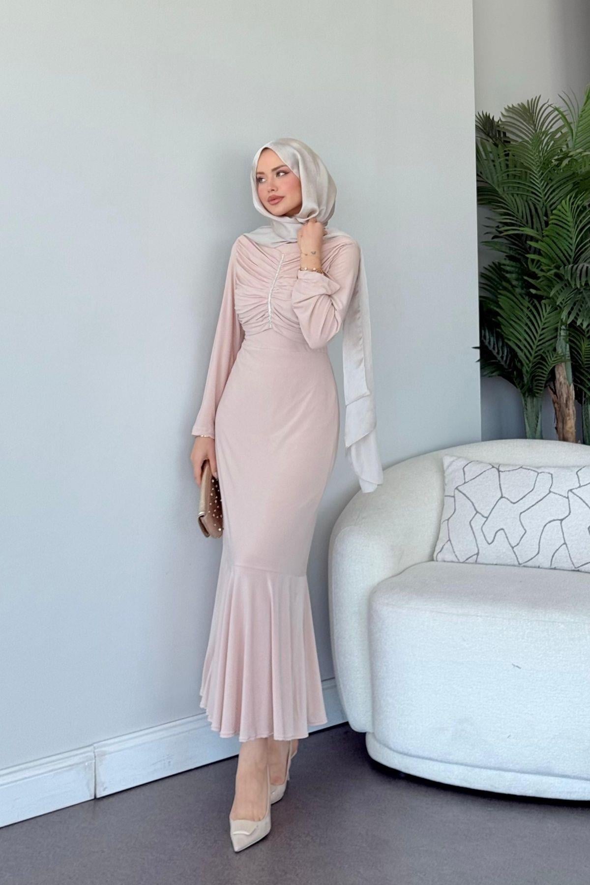 Rüveyda Sandy Elbise Bej, Fiyatları Rüveyda Sandy Elbise Bej